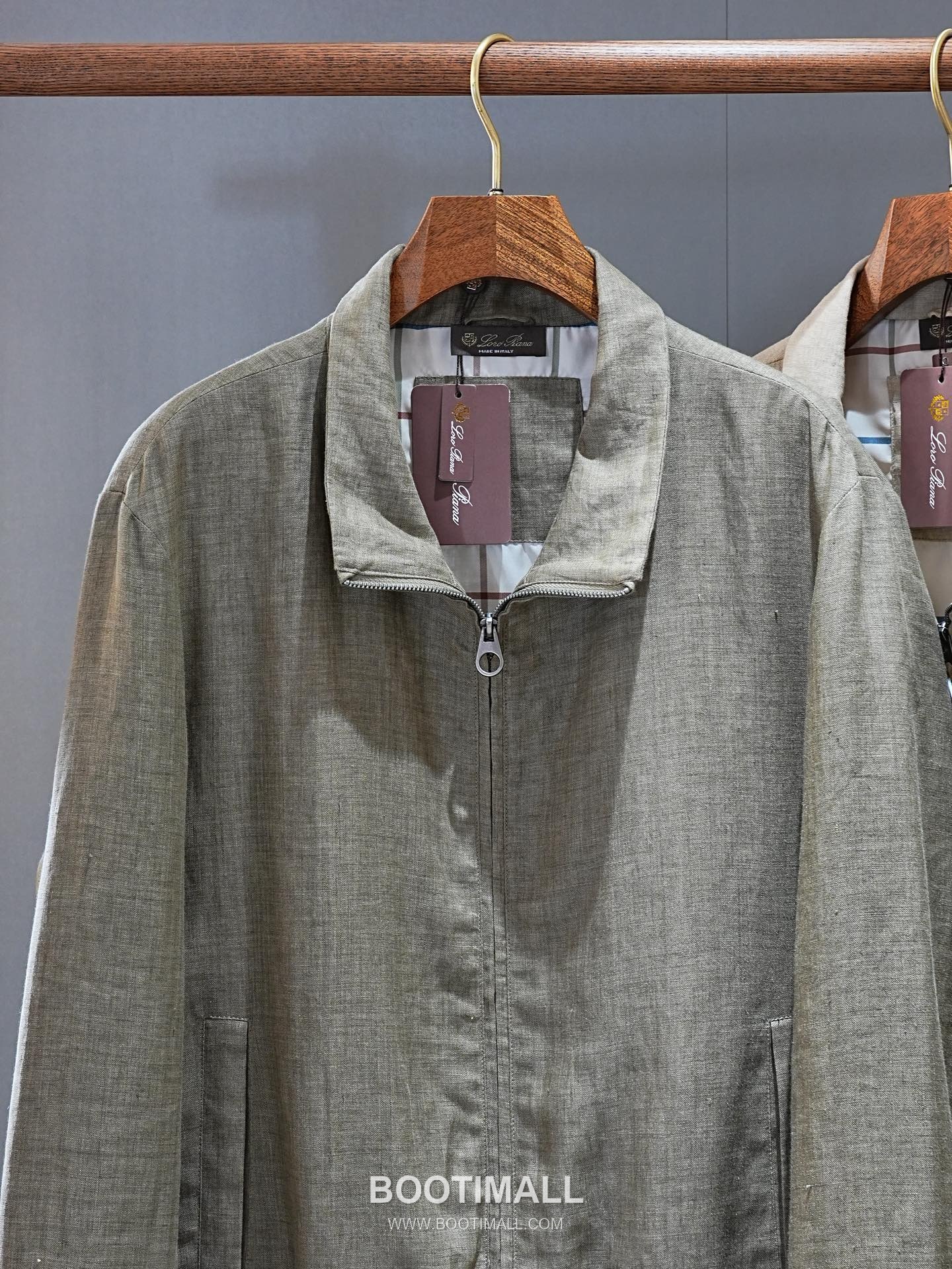 Loro Piana 2026 SS Linen Zip-Up Jacket with Stand Collar 로로피아나 2026 SS 린넨 집업 재킷 스탠드 칼라 11