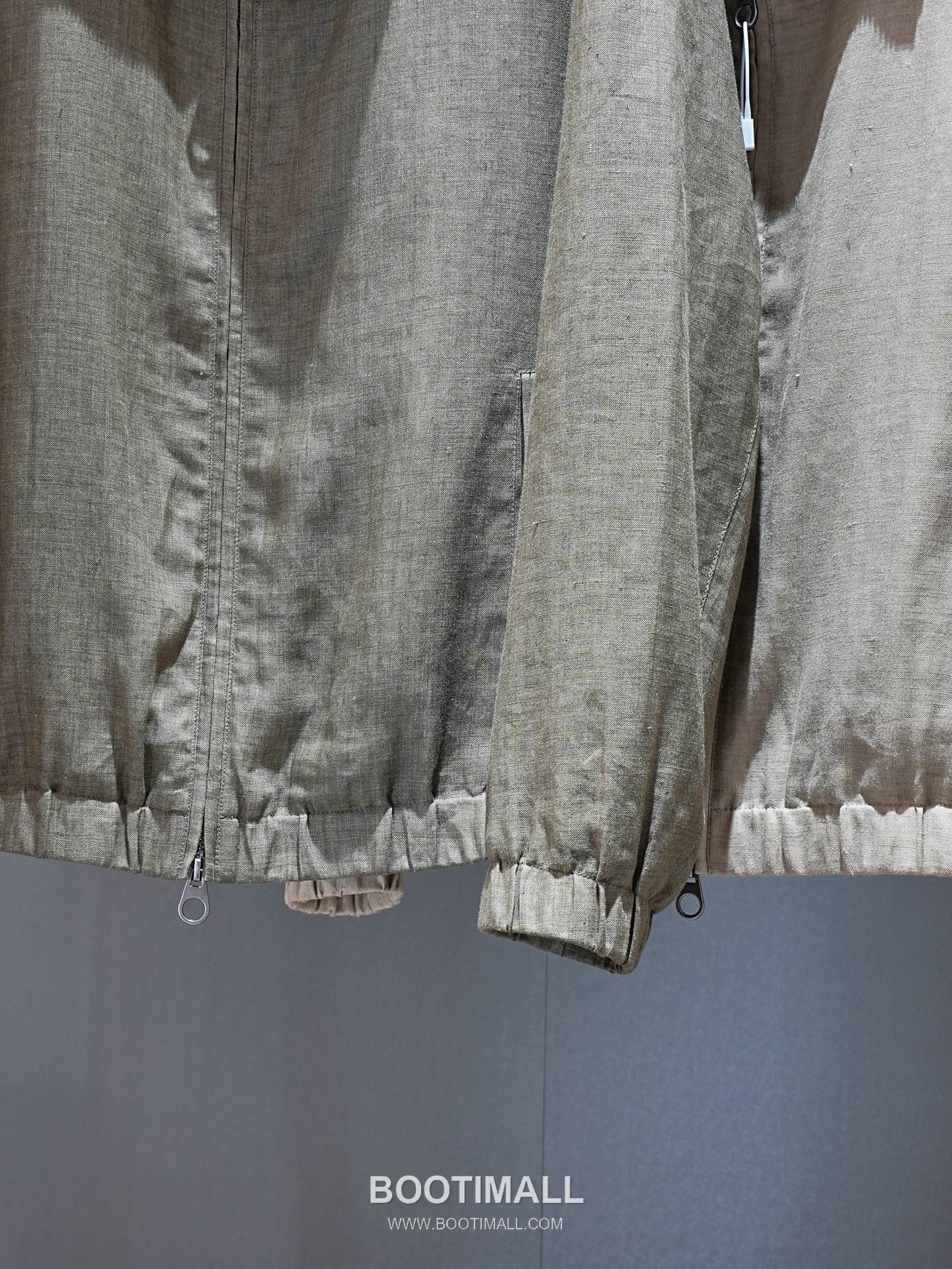 Loro Piana 2026 SS Linen Zip-Up Jacket with Stand Collar 로로피아나 2026 SS 린넨 집업 재킷 스탠드 칼라 15