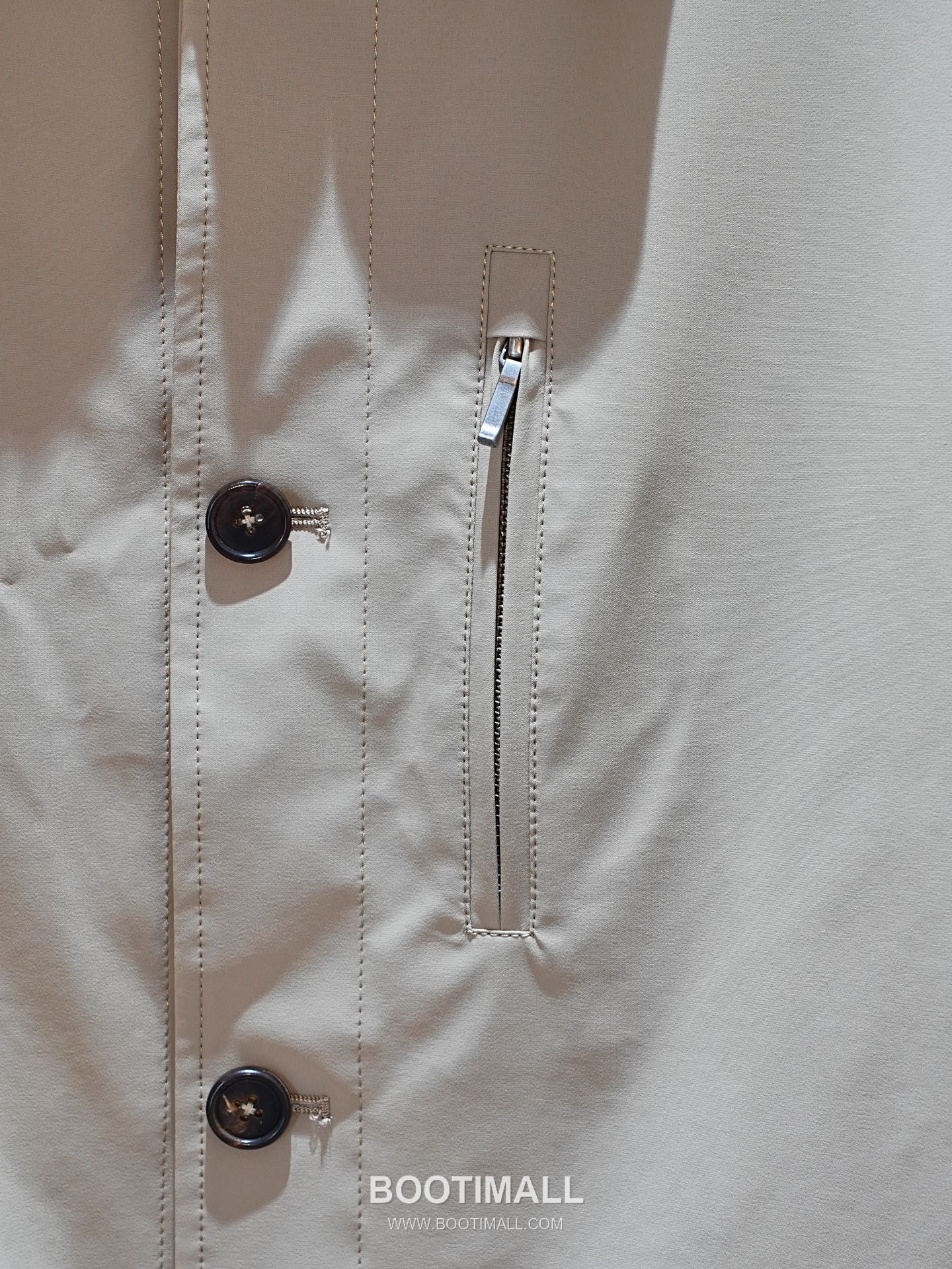 Loro Piana 2026 SS Nylon Spandex Jacket with Spread Collar 로로피아나 2026 SS 나일론 스판덱스 재킷 스프레드 칼라 10