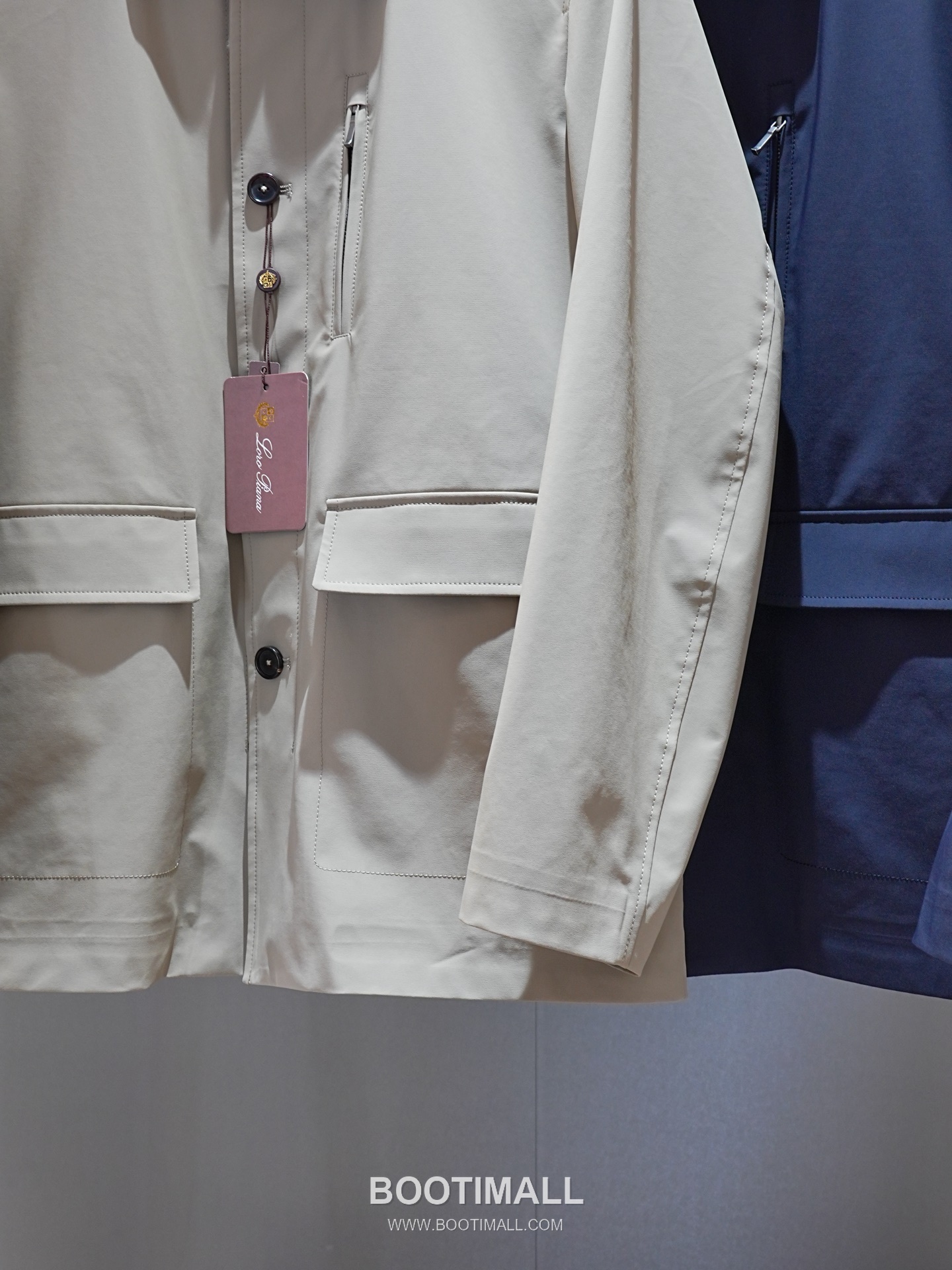 Loro Piana 2026 SS Nylon Spandex Jacket with Spread Collar 로로피아나 2026 SS 나일론 스판덱스 재킷 스프레드 칼라 11