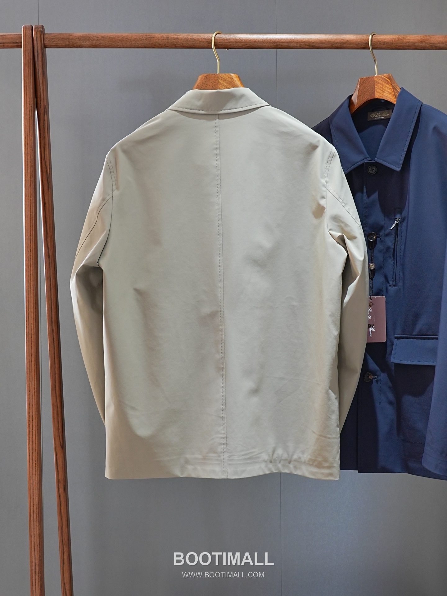 Loro Piana 2026 SS Nylon Spandex Jacket with Spread Collar 로로피아나 2026 SS 나일론 스판덱스 재킷 스프레드 칼라 12