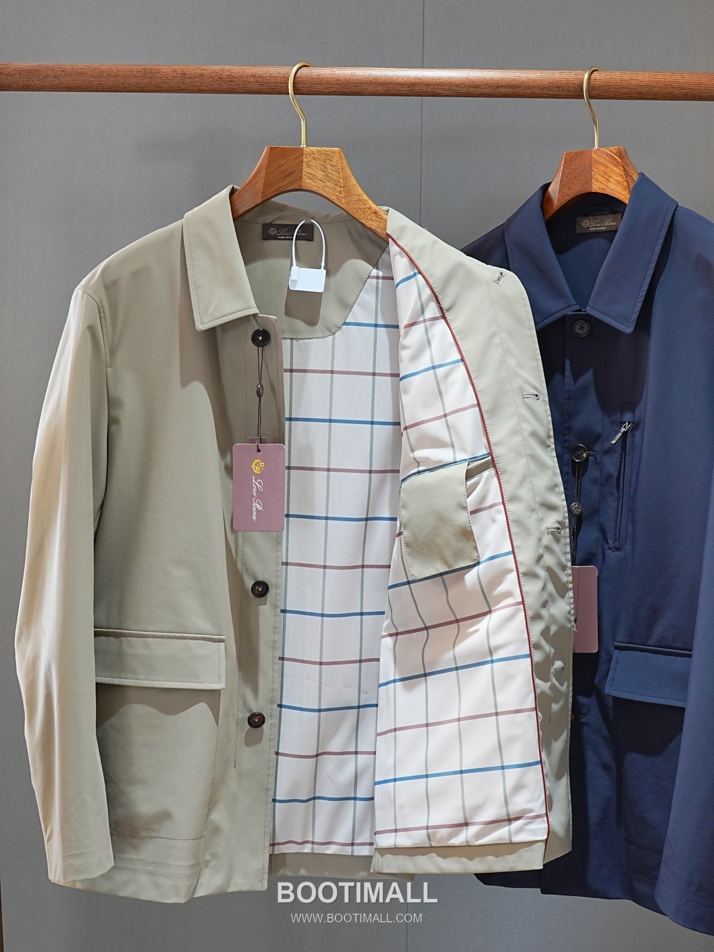 Loro Piana 2026 SS Nylon Spandex Jacket with Spread Collar 로로피아나 2026 SS 나일론 스판덱스 재킷 스프레드 칼라 13