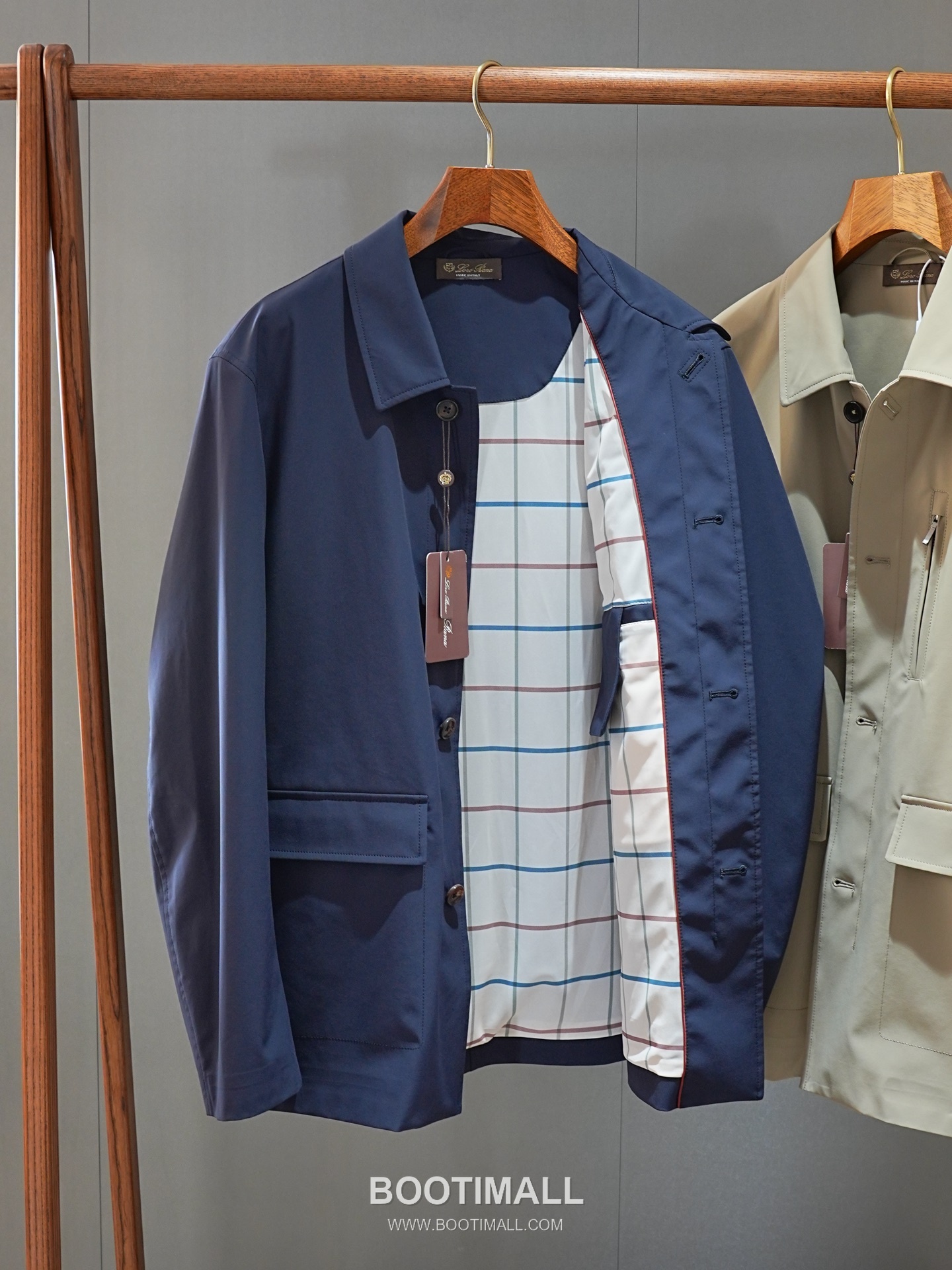 Loro Piana 2026 SS Nylon Spandex Jacket with Spread Collar 로로피아나 2026 SS 나일론 스판덱스 재킷 스프레드 칼라 11