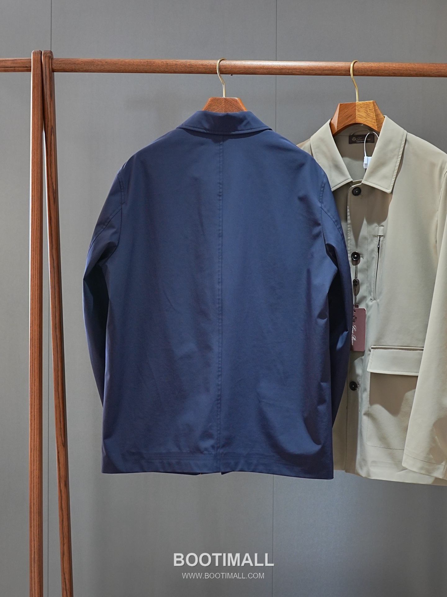 Loro Piana 2026 SS Nylon Spandex Jacket with Spread Collar 로로피아나 2026 SS 나일론 스판덱스 재킷 스프레드 칼라 12