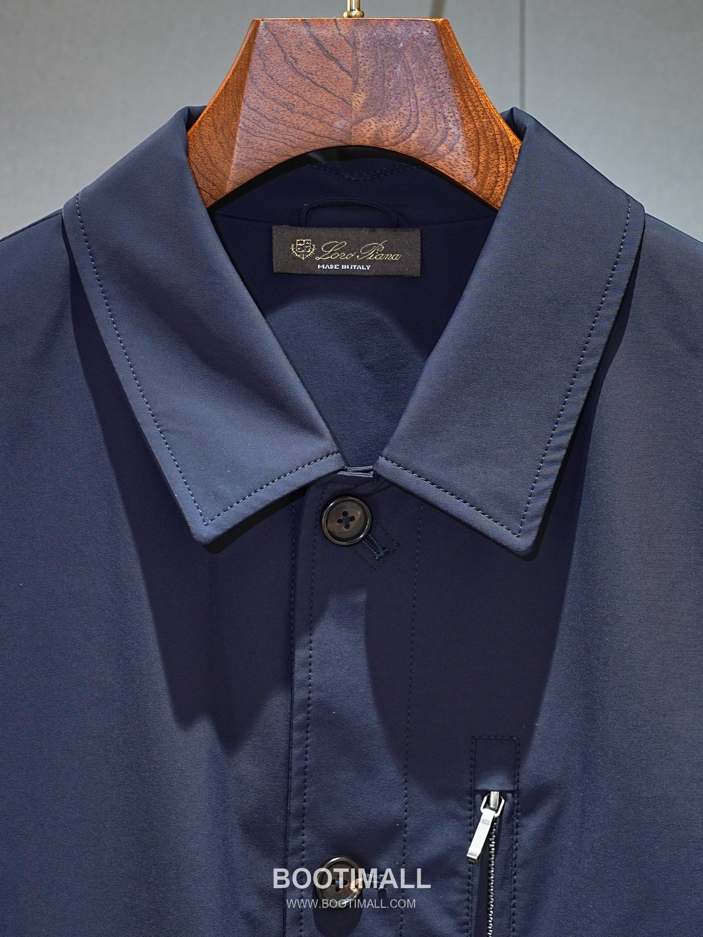 Loro Piana 2026 SS Nylon Spandex Jacket with Spread Collar 로로피아나 2026 SS 나일론 스판덱스 재킷 스프레드 칼라 13