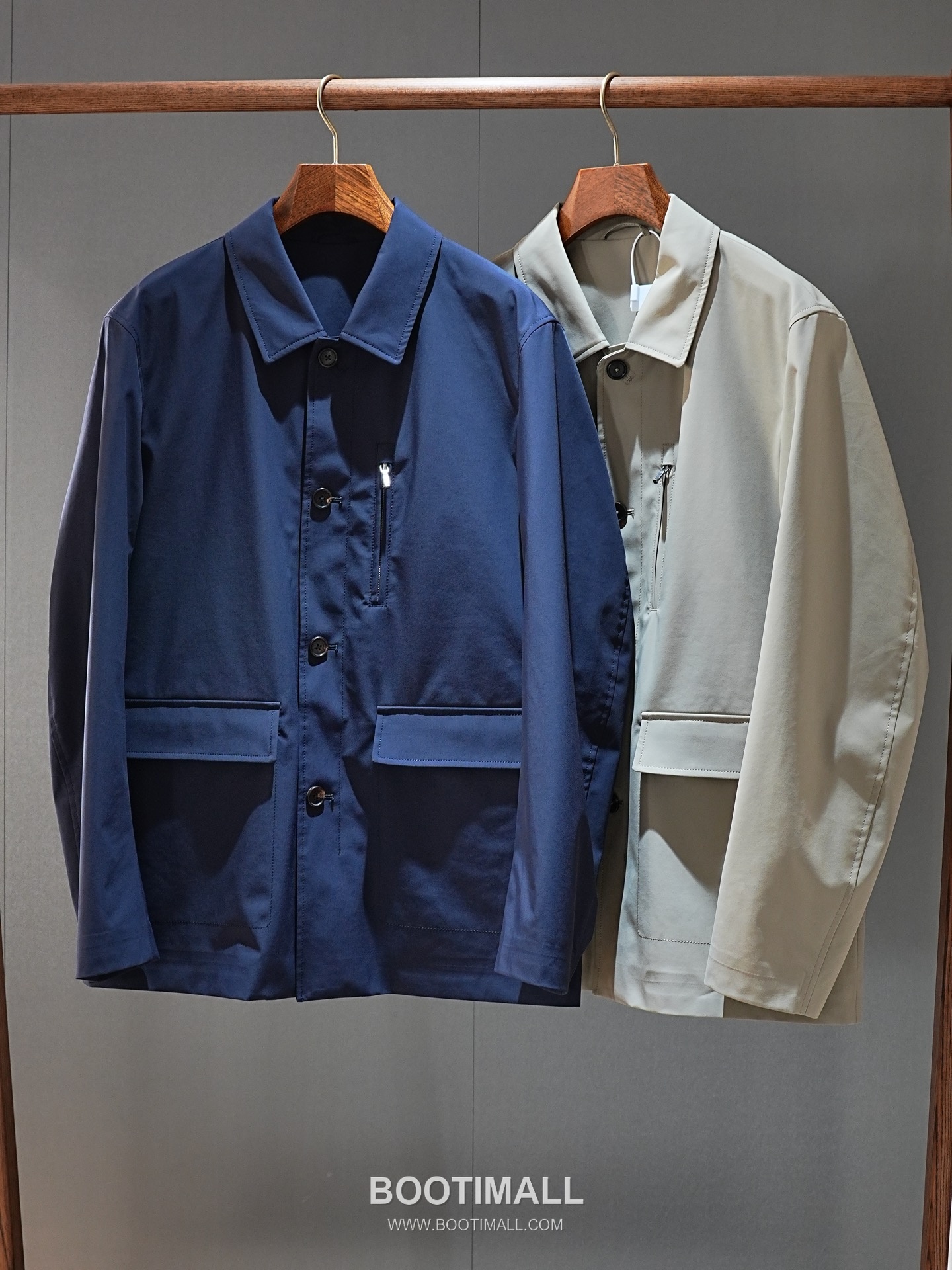 Loro Piana 2026 SS Nylon Spandex Jacket with Spread Collar 로로피아나 2026 SS 나일론 스판덱스 재킷 스프레드 칼라 15