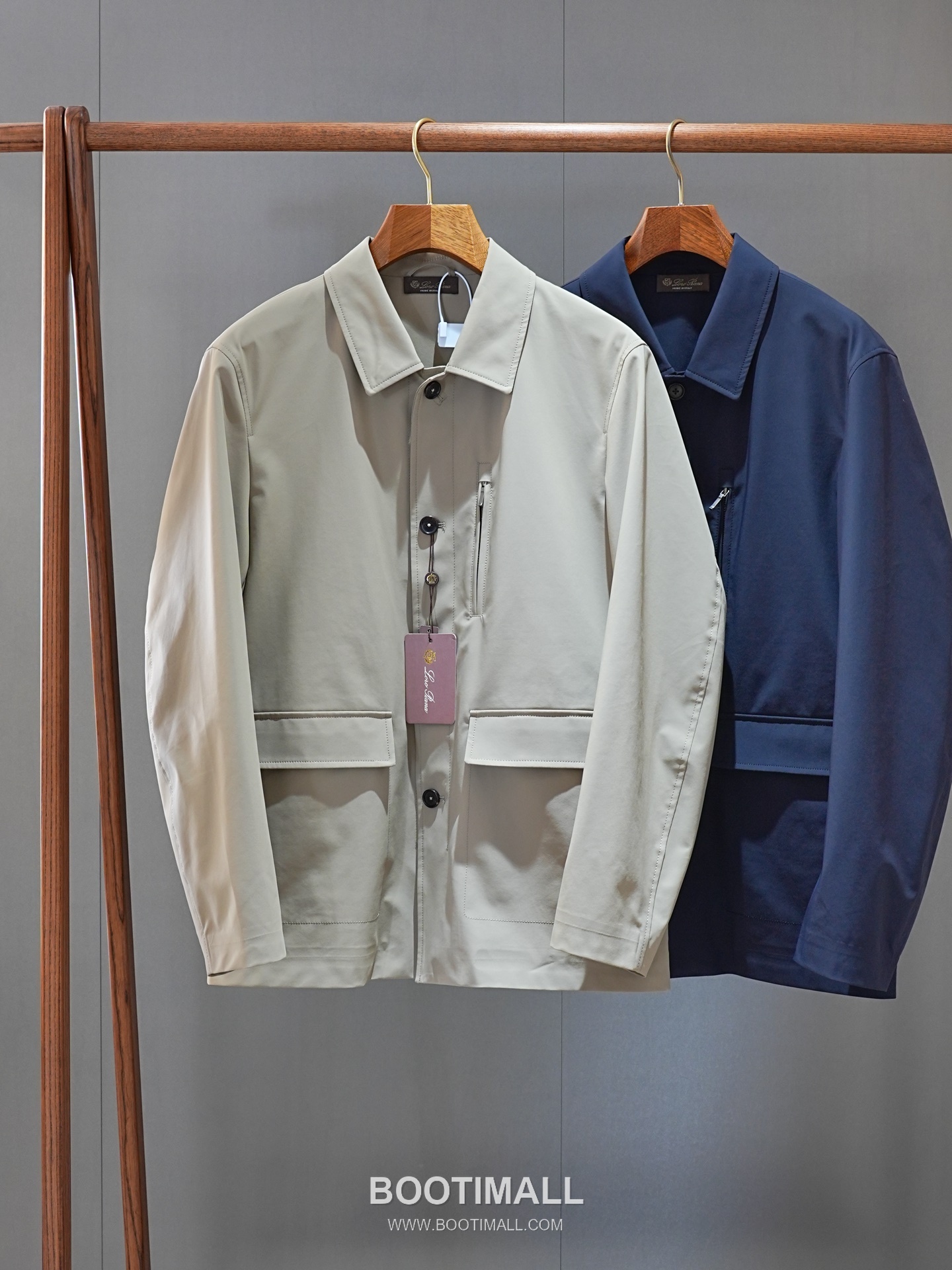 Loro Piana 2026 SS Nylon Spandex Jacket with Spread Collar 로로피아나 2026 SS 나일론 스판덱스 재킷 스프레드 칼라 16