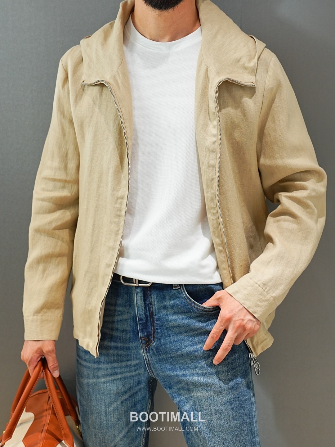 Loro Piana 2026 SS Linen Hooded Zip-Up Jacket 로로피아나 2026 SS 린넨 후드 집업 재킷 1