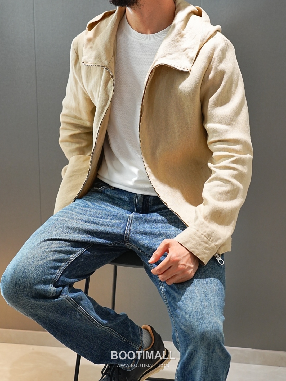 Loro Piana 2026 SS Linen Hooded Zip-Up Jacket 로로피아나 2026 SS 린넨 후드 집업 재킷 7