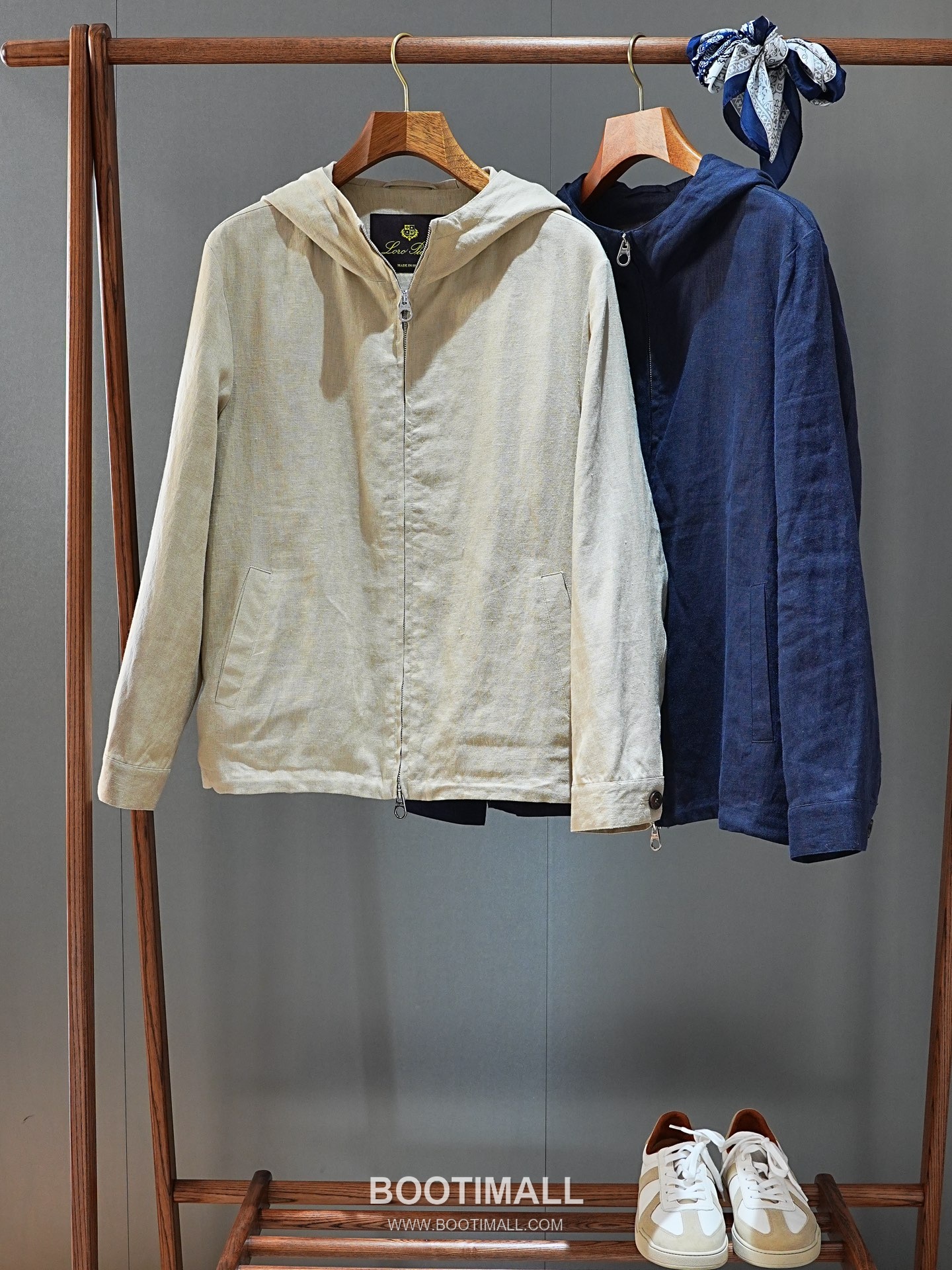 Loro Piana 2026 SS Linen Hooded Zip-Up Jacket 로로피아나 2026 SS 린넨 후드 집업 재킷 8