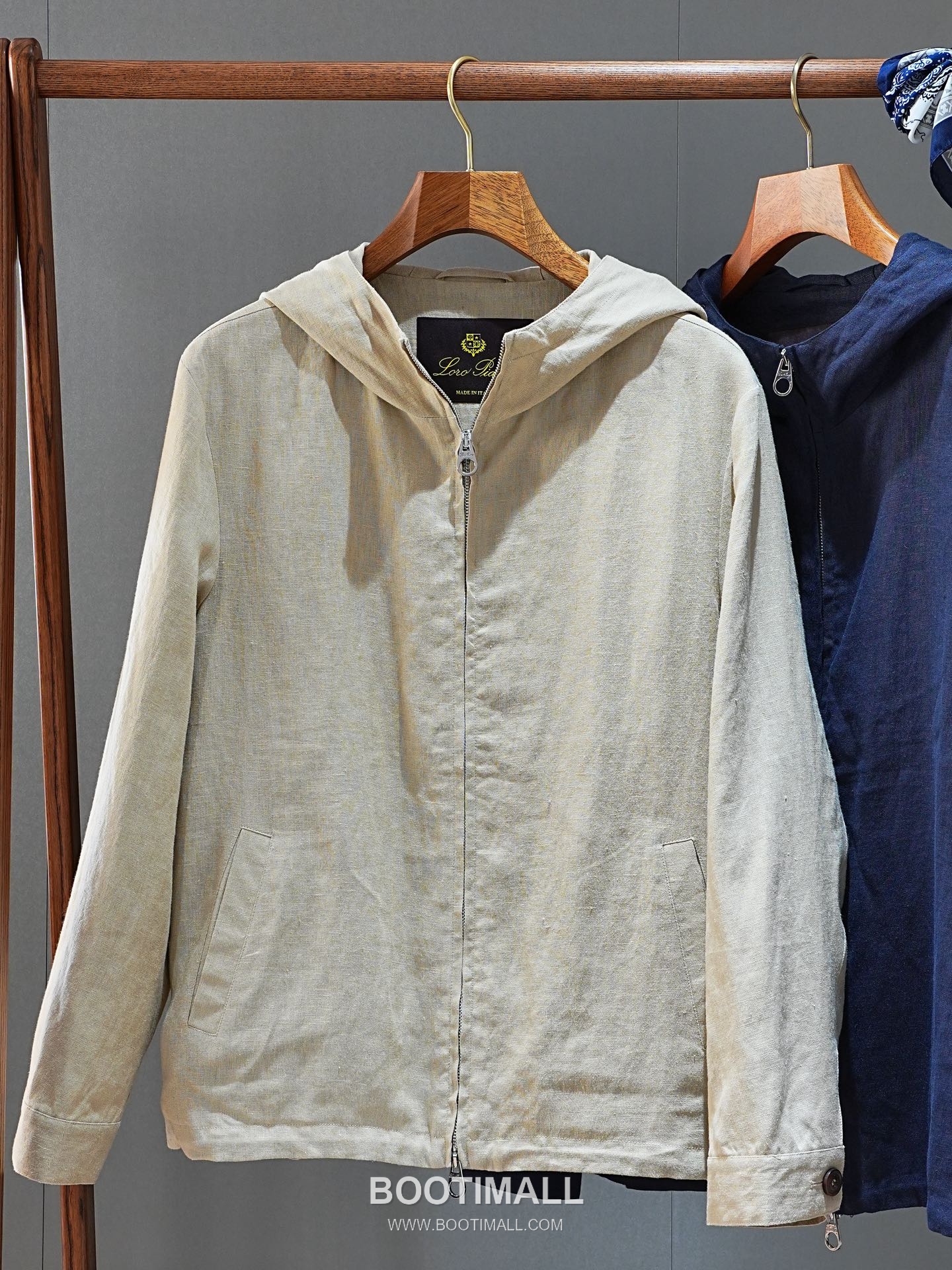 Loro Piana 2026 SS Linen Hooded Zip-Up Jacket 로로피아나 2026 SS 린넨 후드 집업 재킷 9