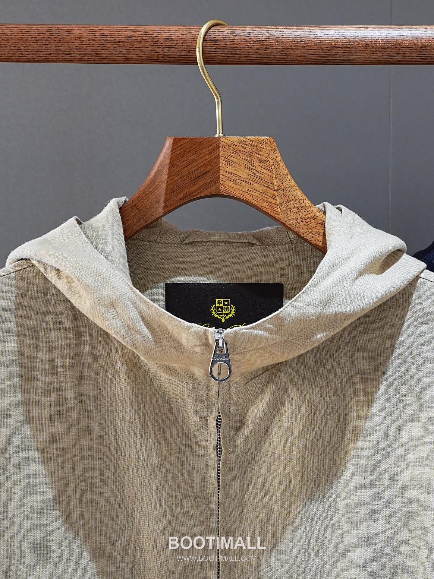 Loro Piana 2026 SS Linen Hooded Zip-Up Jacket 로로피아나 2026 SS 린넨 후드 집업 재킷 12