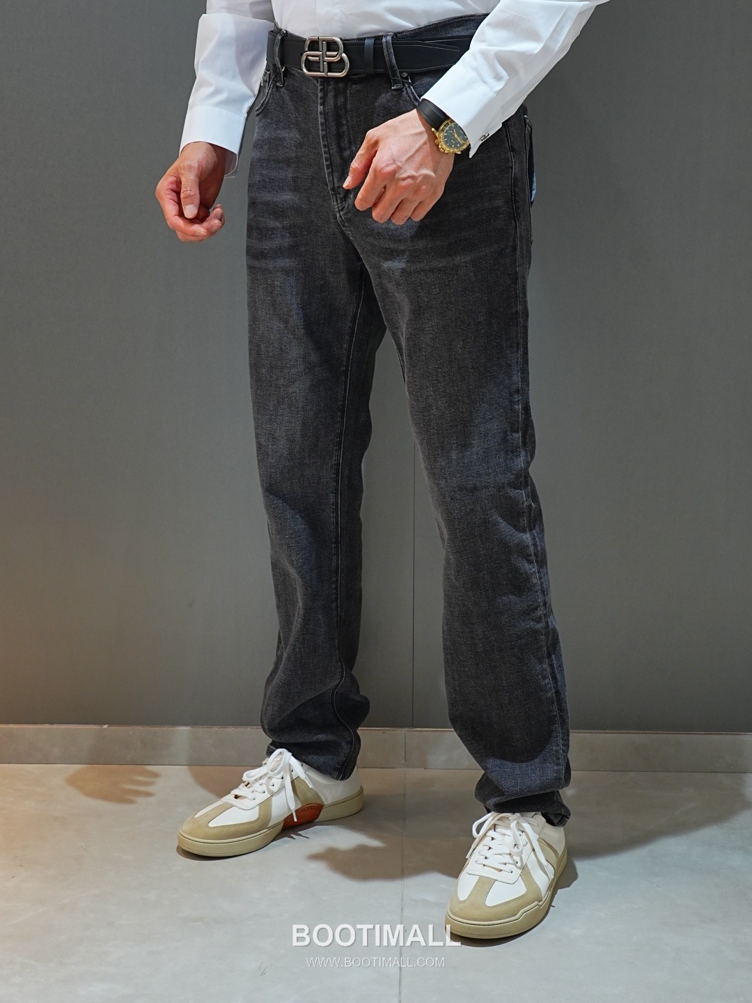 Armani 2026 SS Cotton Blend Denim Pants with Washed Finish 아르마니 2026 SS 코튼 혼방 데님 팬츠 워싱 가공 7