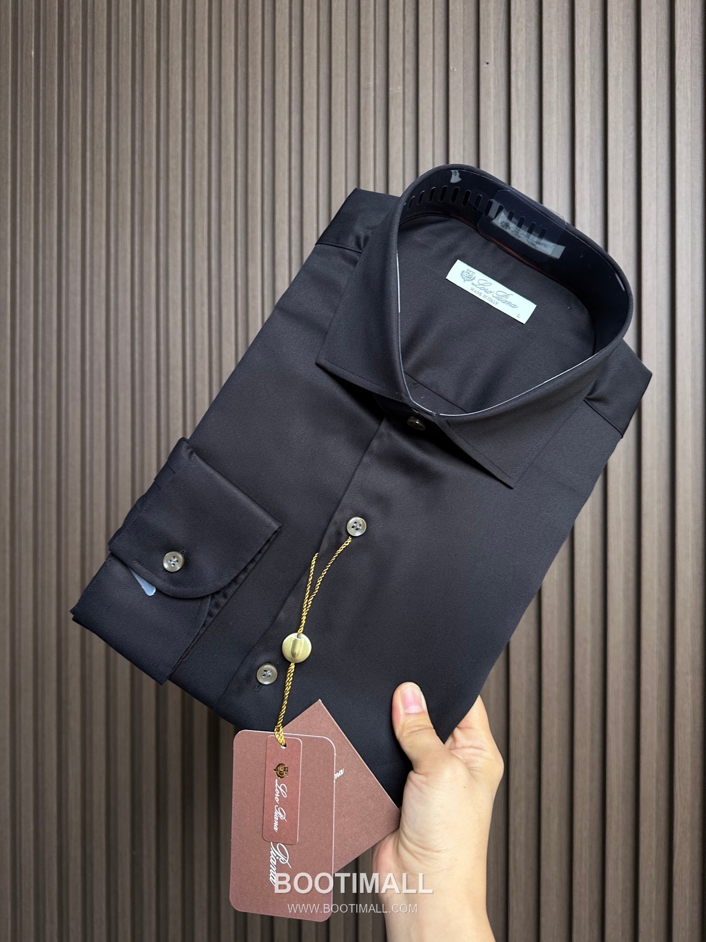 Loro Piana 2026 SS Cotton Blend Shirt with Draped Fabric 로로피아나 2026 SS 코튼 혼방 셔츠 드레이프 원단 1