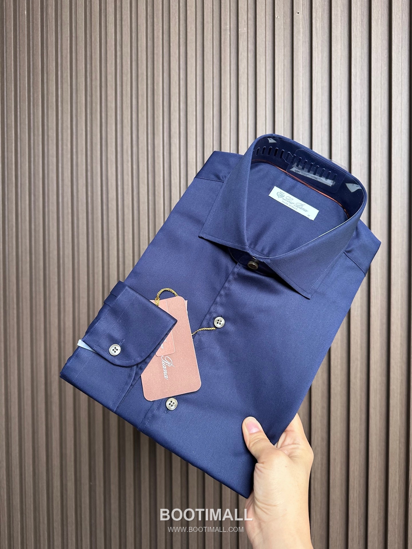 Loro Piana 2026 SS Cotton Blend Shirt with Draped Fabric 로로피아나 2026 SS 코튼 혼방 셔츠 드레이프 원단 1