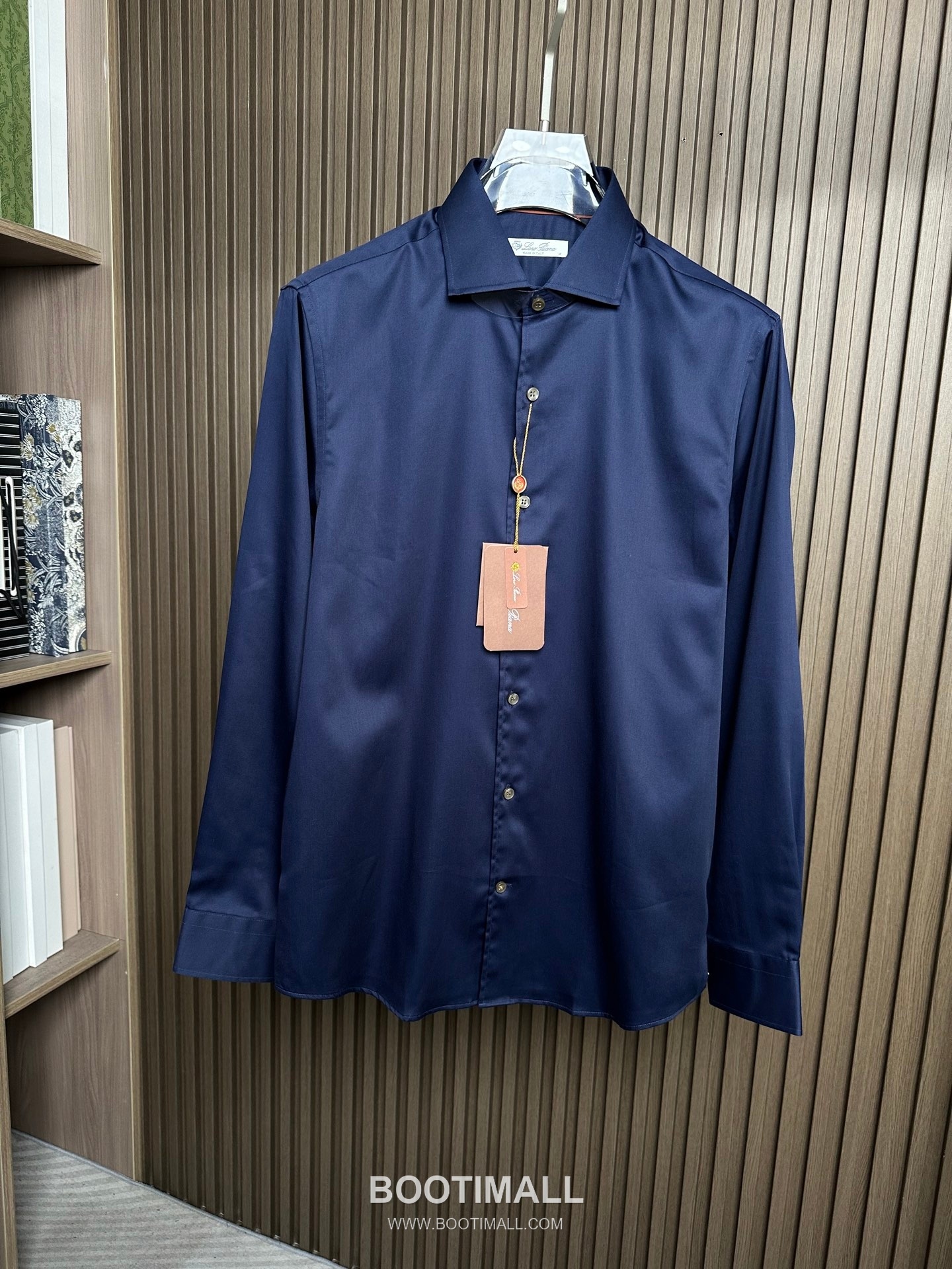 Loro Piana 2026 SS Cotton Blend Shirt with Draped Fabric 로로피아나 2026 SS 코튼 혼방 셔츠 드레이프 원단 2