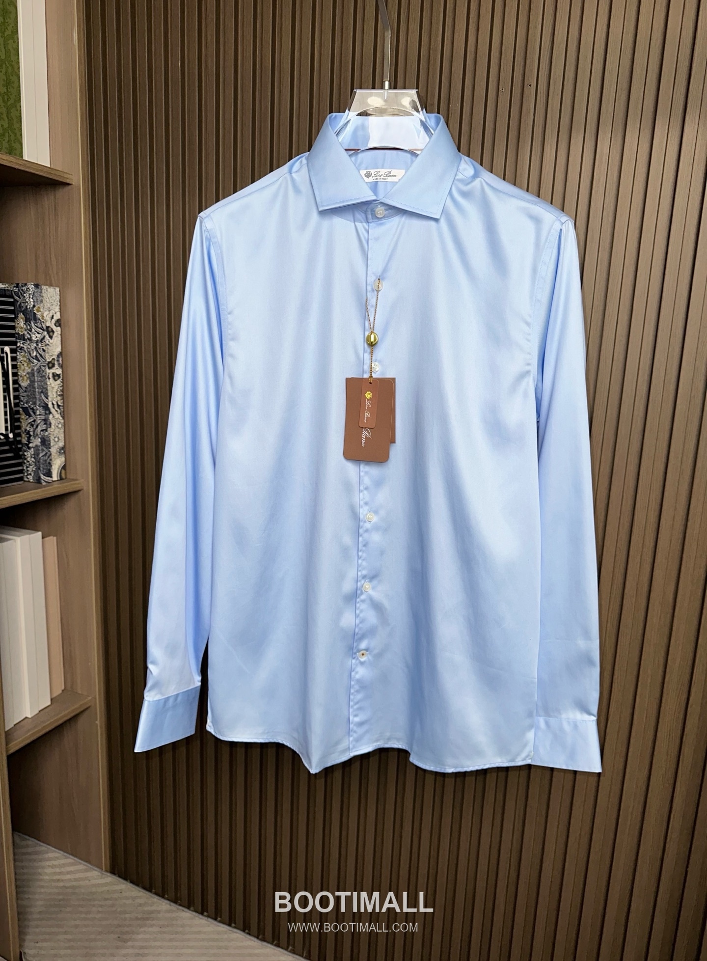 Loro Piana 2026 SS Cotton Blend Shirt with Draped Fabric 로로피아나 2026 SS 코튼 혼방 셔츠 드레이프 원단 2