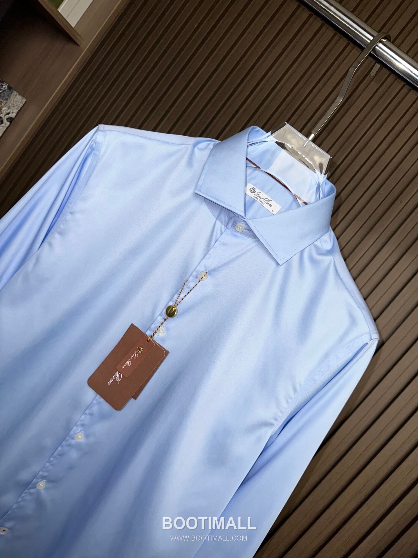 Loro Piana 2026 SS Cotton Blend Shirt with Draped Fabric 로로피아나 2026 SS 코튼 혼방 셔츠 드레이프 원단 4