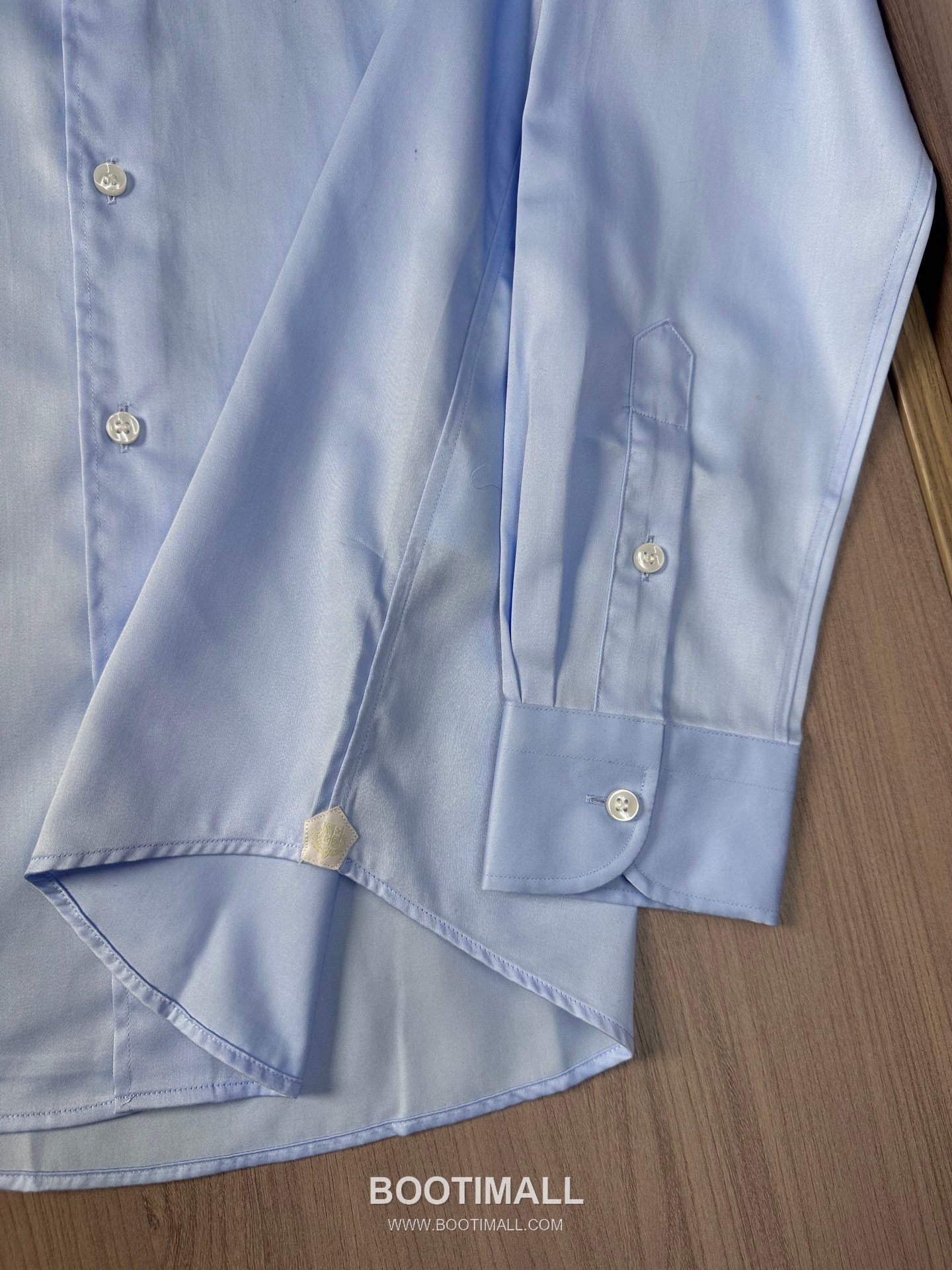 Loro Piana 2026 SS Cotton Blend Shirt with Draped Fabric 로로피아나 2026 SS 코튼 혼방 셔츠 드레이프 원단 7