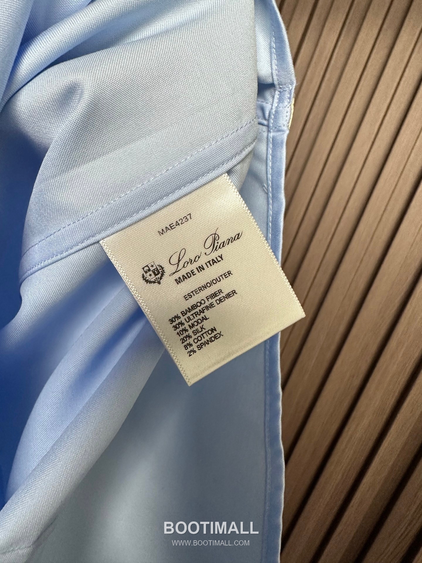 Loro Piana 2026 SS Cotton Blend Shirt with Draped Fabric 로로피아나 2026 SS 코튼 혼방 셔츠 드레이프 원단 9