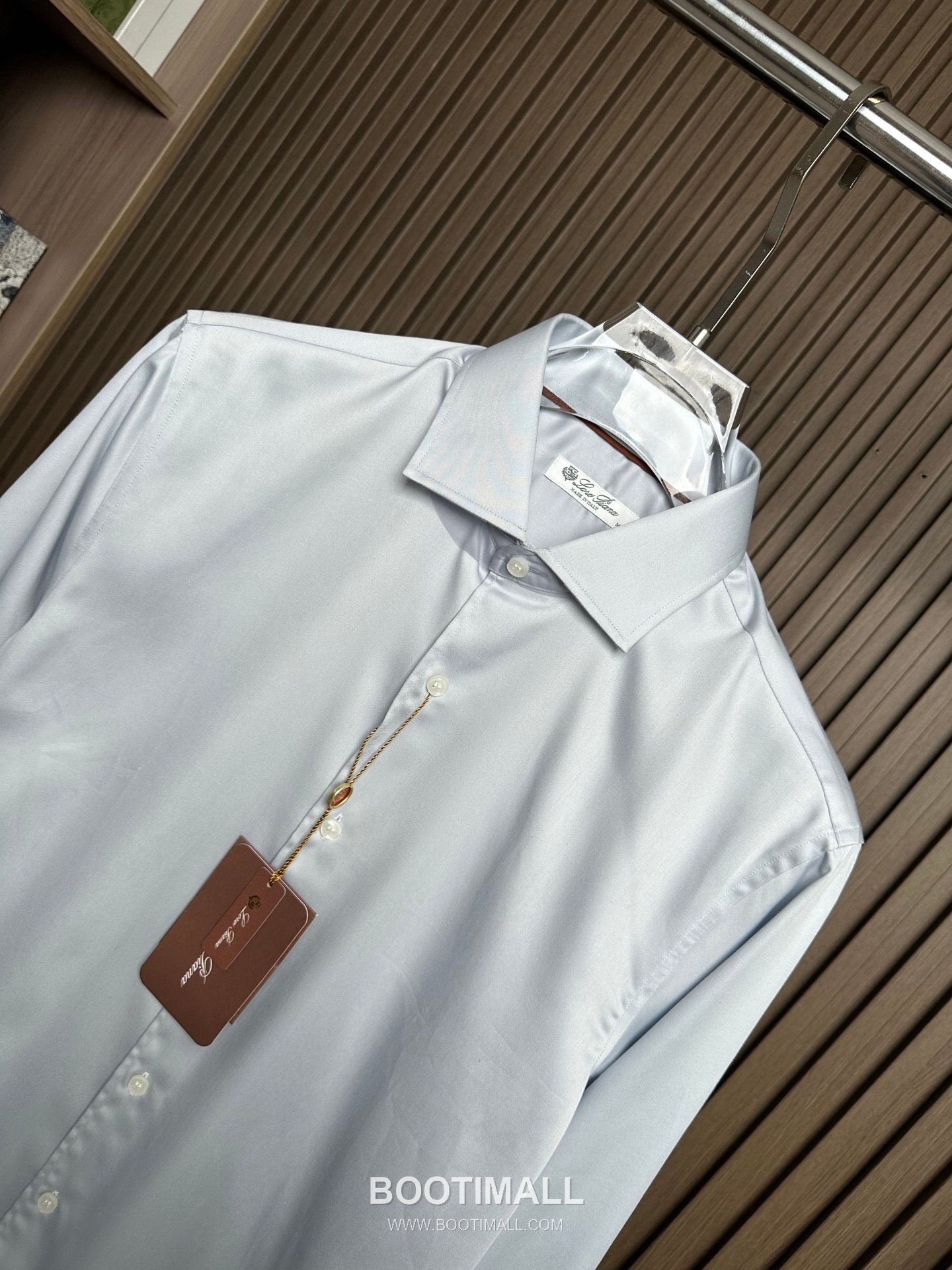 Loro Piana 2026 SS Cotton Blend Shirt with Draped Fabric 로로피아나 2026 SS 코튼 혼방 셔츠 드레이프 원단 4