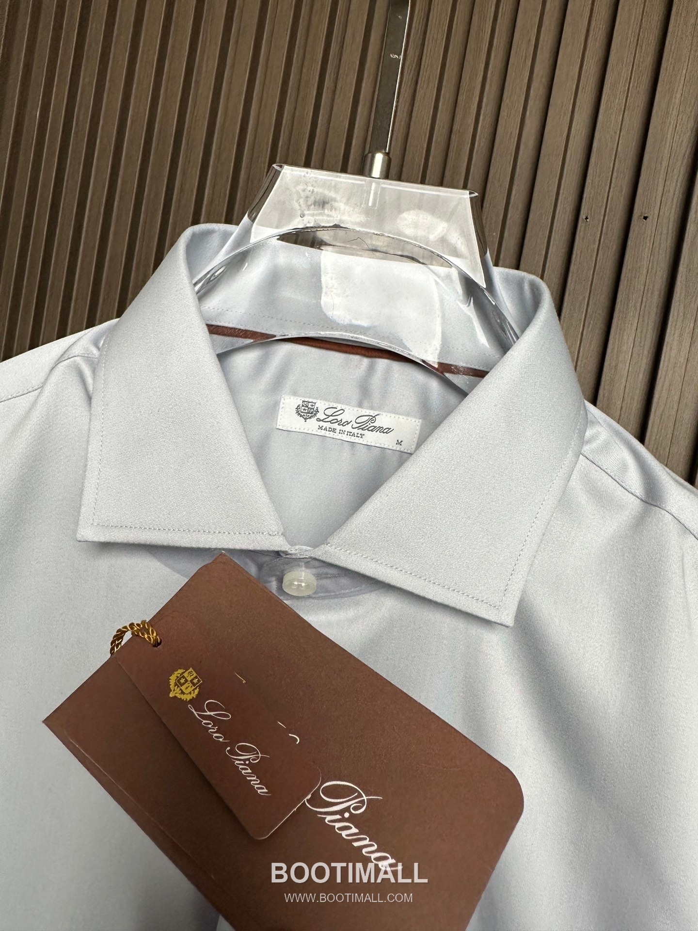 Loro Piana 2026 SS Cotton Blend Shirt with Draped Fabric 로로피아나 2026 SS 코튼 혼방 셔츠 드레이프 원단 7