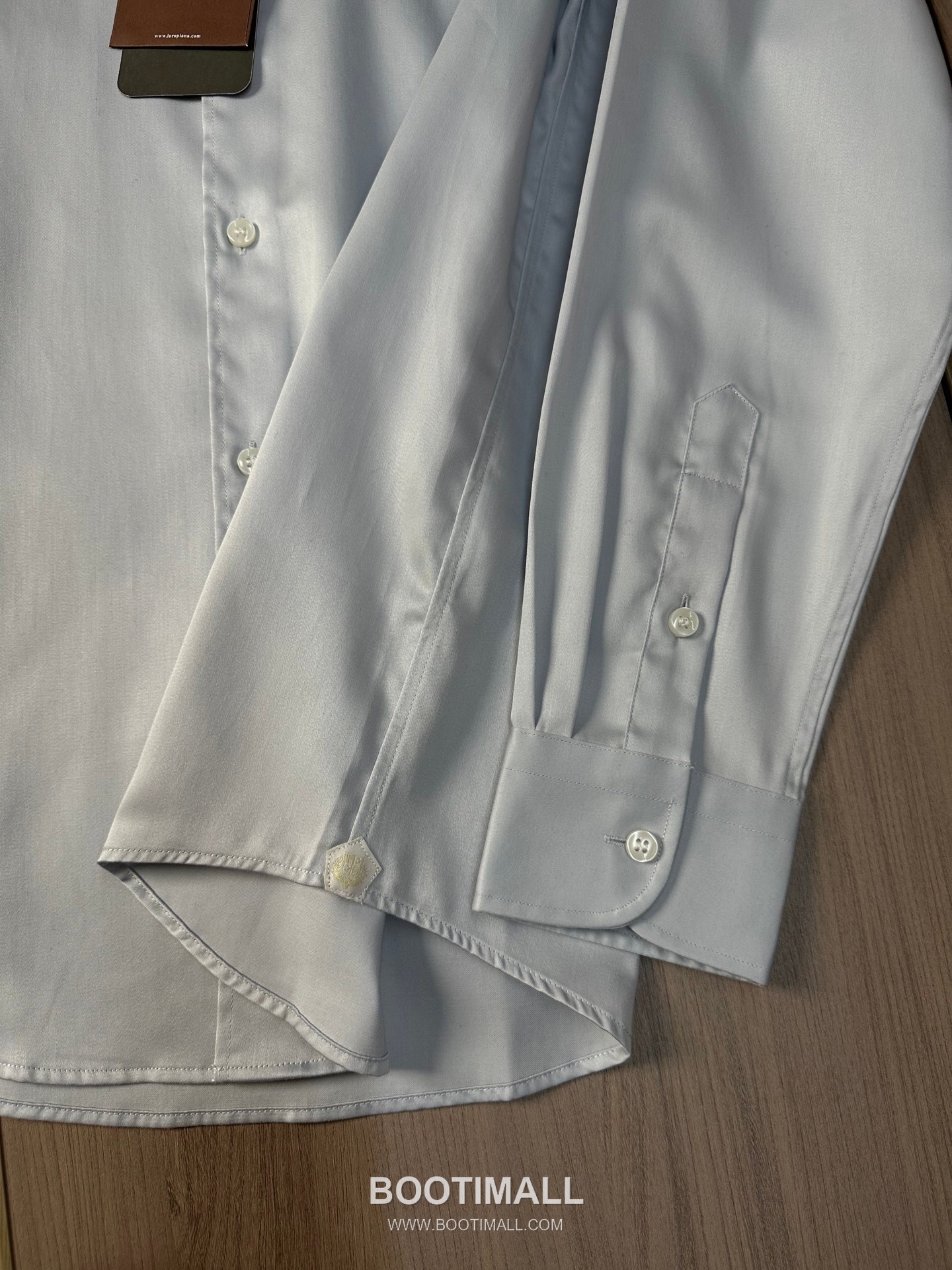 Loro Piana 2026 SS Cotton Blend Shirt with Draped Fabric 로로피아나 2026 SS 코튼 혼방 셔츠 드레이프 원단 9