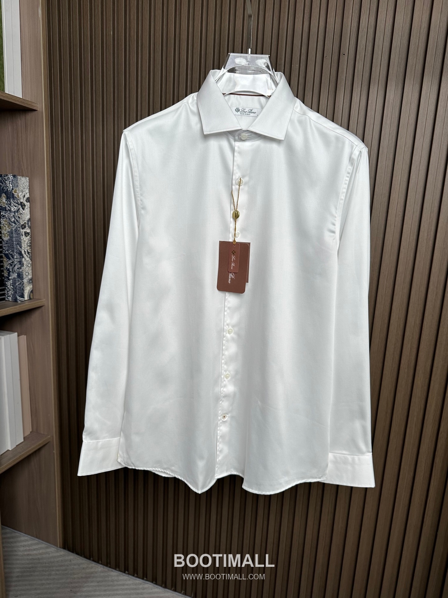 Loro Piana 2026 SS Cotton Blend Shirt with Draped Fabric 로로피아나 2026 SS 코튼 혼방 셔츠 드레이프 원단 2