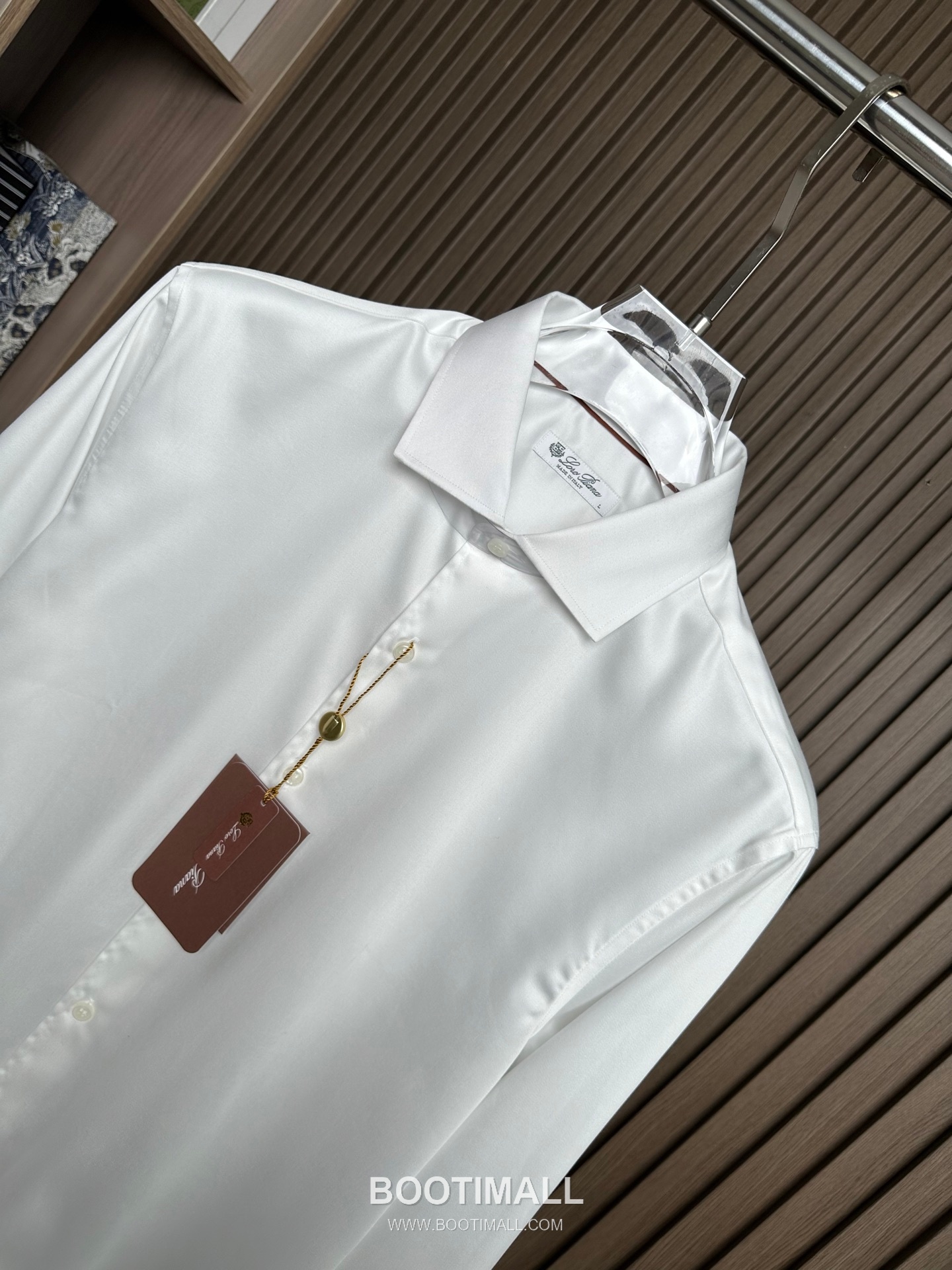 Loro Piana 2026 SS Cotton Blend Shirt with Draped Fabric 로로피아나 2026 SS 코튼 혼방 셔츠 드레이프 원단 4