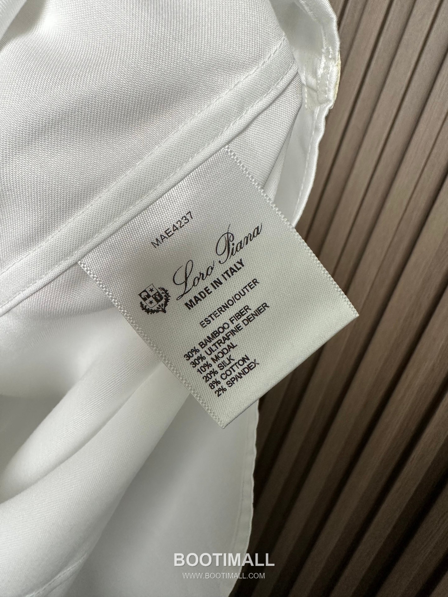Loro Piana 2026 SS Cotton Blend Shirt with Draped Fabric 로로피아나 2026 SS 코튼 혼방 셔츠 드레이프 원단 8