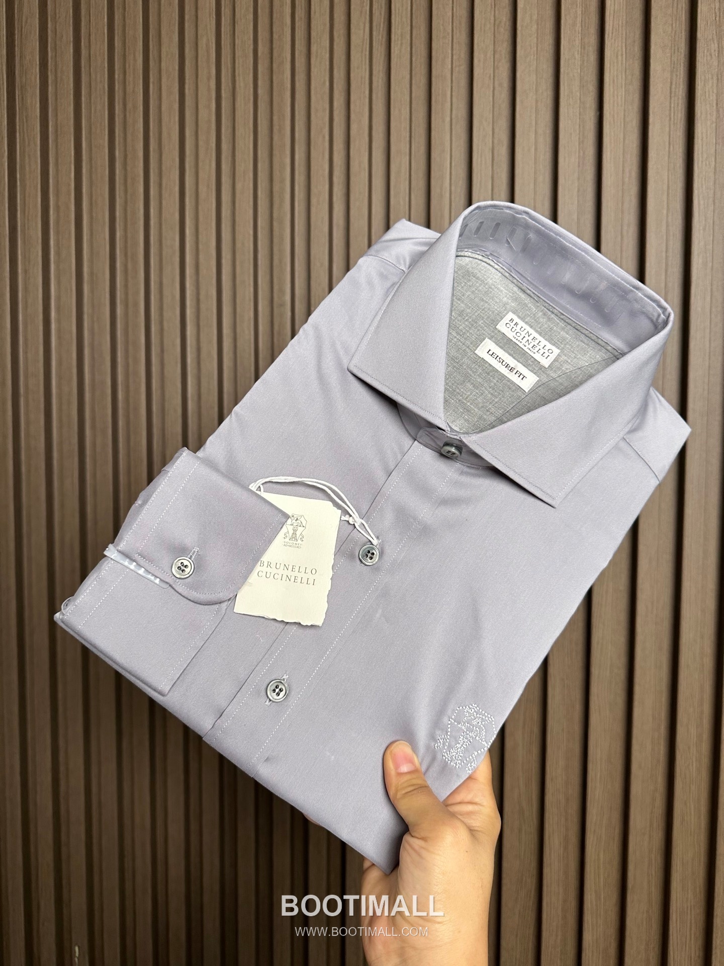 Brunello Cucinelli 2026 SS Cotton Shirt with Minimal Design 브루넬로쿠치넬리 2026 SS 코튼 셔츠 미니멀 디자인 1