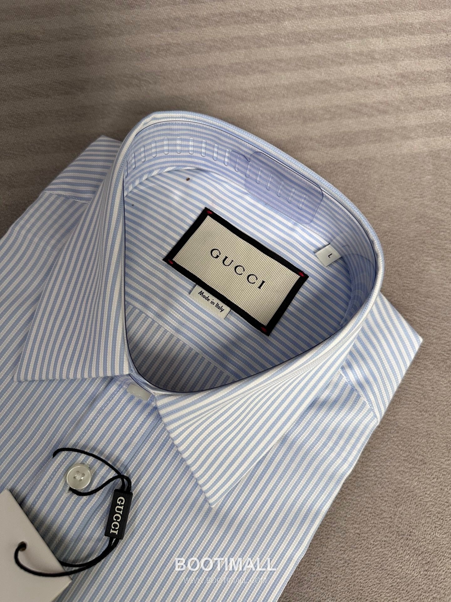 Gucci 2026 SS Cotton Stripe Shirt with Spread Collar 구찌 2026 SS 코튼 스트라이프 셔츠 스프레드 칼라 2
