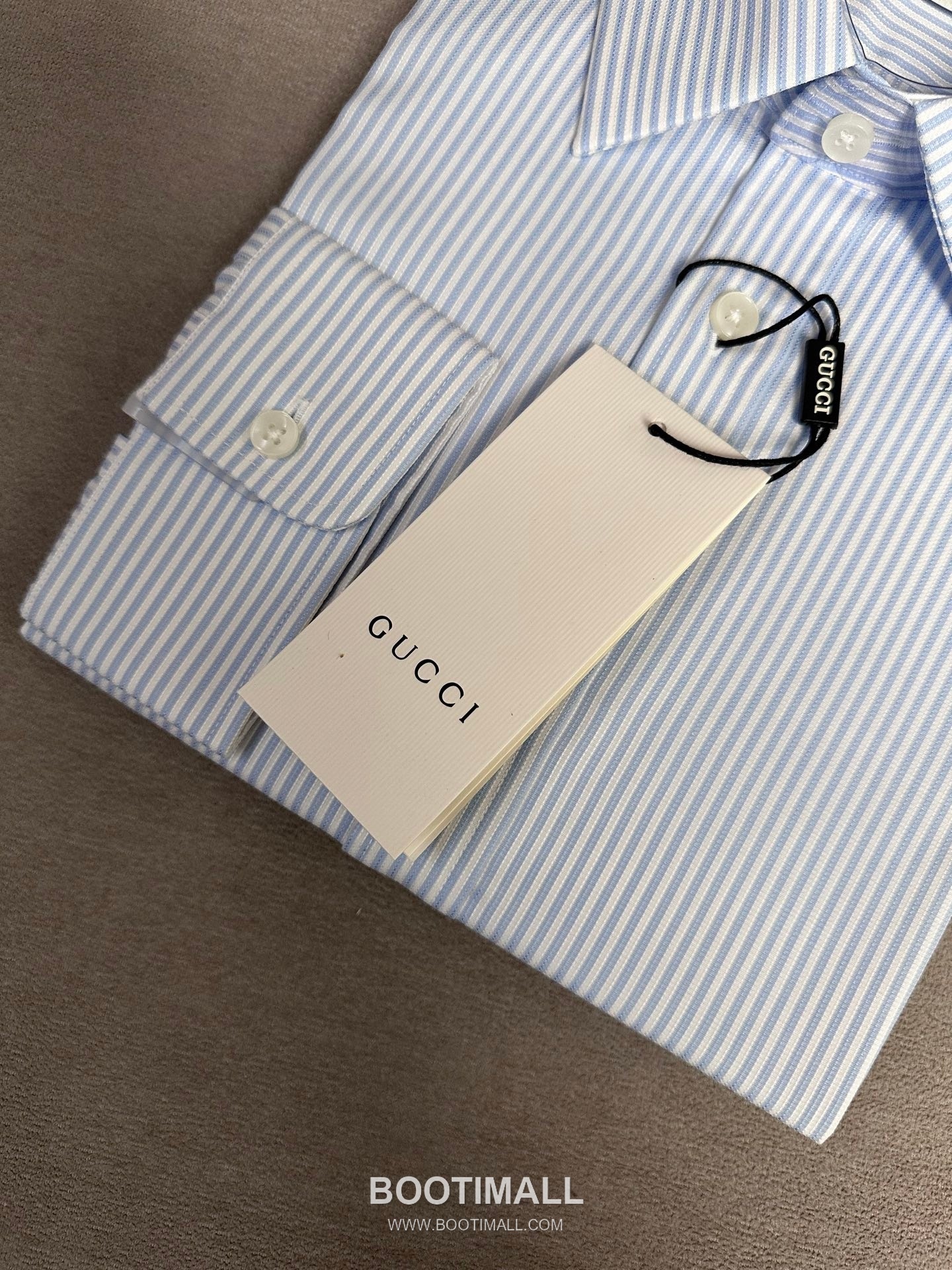 Gucci 2026 SS Cotton Stripe Shirt with Spread Collar 구찌 2026 SS 코튼 스트라이프 셔츠 스프레드 칼라 3