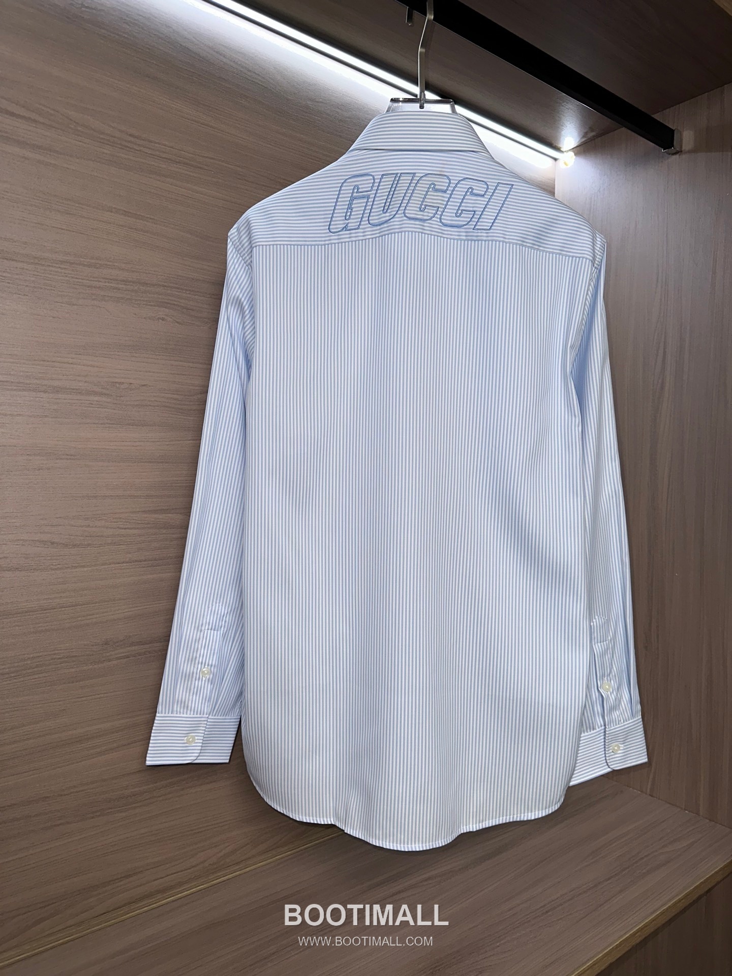 Gucci 2026 SS Cotton Stripe Shirt with Spread Collar 구찌 2026 SS 코튼 스트라이프 셔츠 스프레드 칼라 6