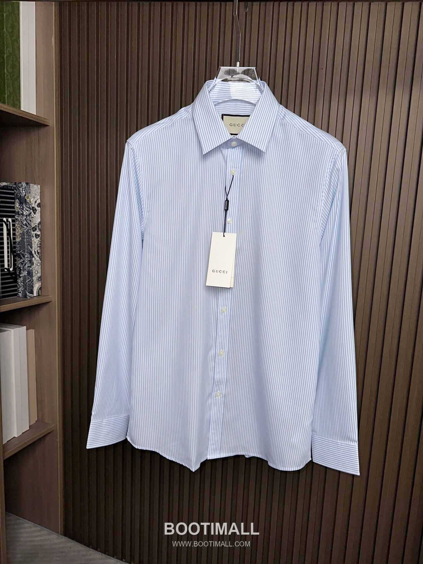 Gucci 2026 SS Cotton Stripe Shirt with Spread Collar 구찌 2026 SS 코튼 스트라이프 셔츠 스프레드 칼라 2