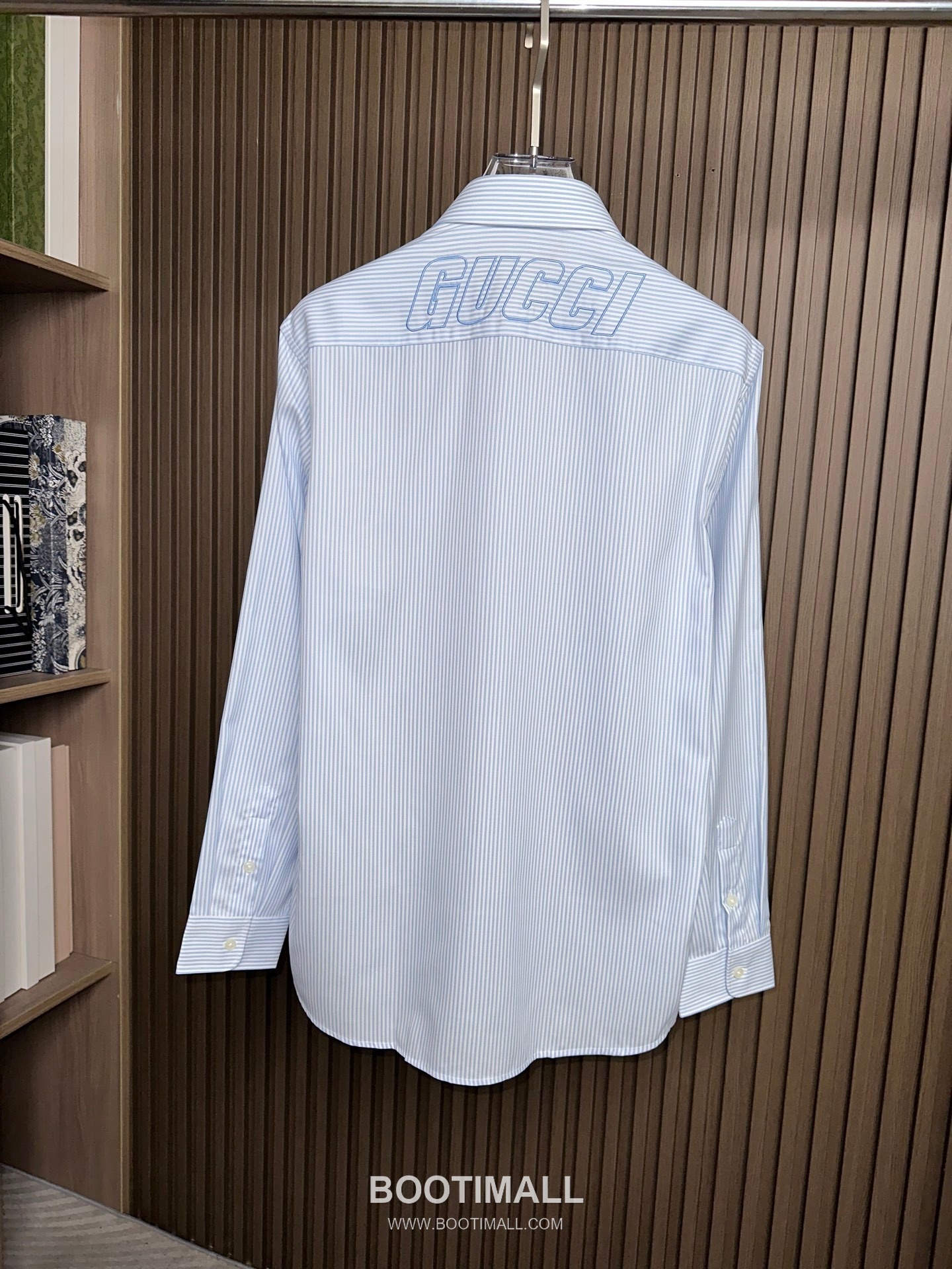 Gucci 2026 SS Cotton Stripe Shirt with Spread Collar 구찌 2026 SS 코튼 스트라이프 셔츠 스프레드 칼라 3