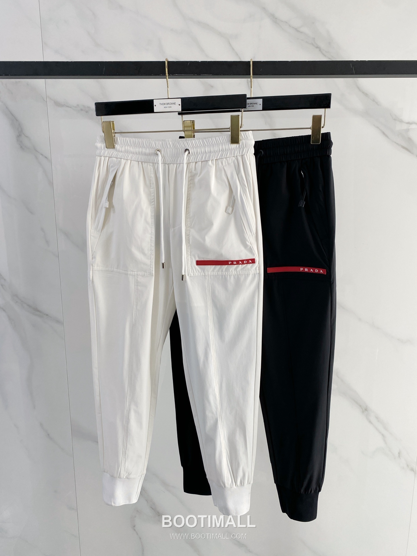 Prada 2026 SS Lyocell Nylon Stretch Pants with Logo Detail 프라다 2026 SS 텐셀 나일론 스트레치 팬츠 로고 디테일 8