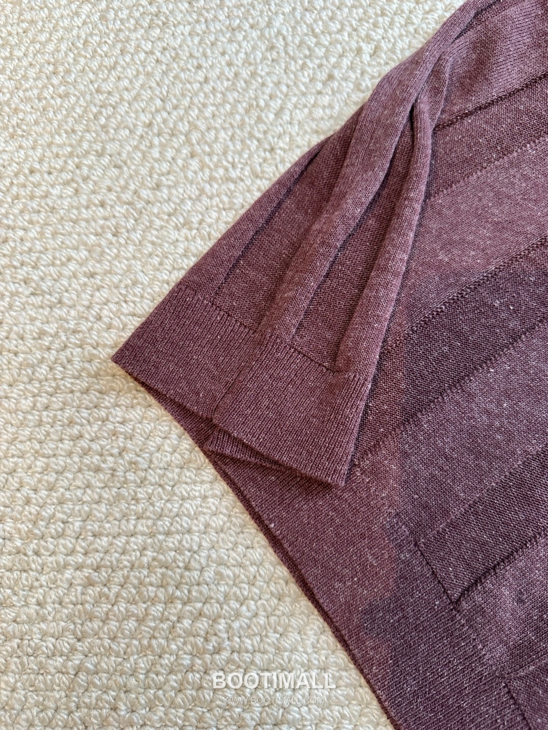 Loro Piana 2026 SS Linen Lyocell Acrylic Knit Polo Shirt with Spread Collar 로로피아나 2026 SS 린넨 라이오셀 아크릴 니트 폴로 셔츠 스프레드 칼라 9