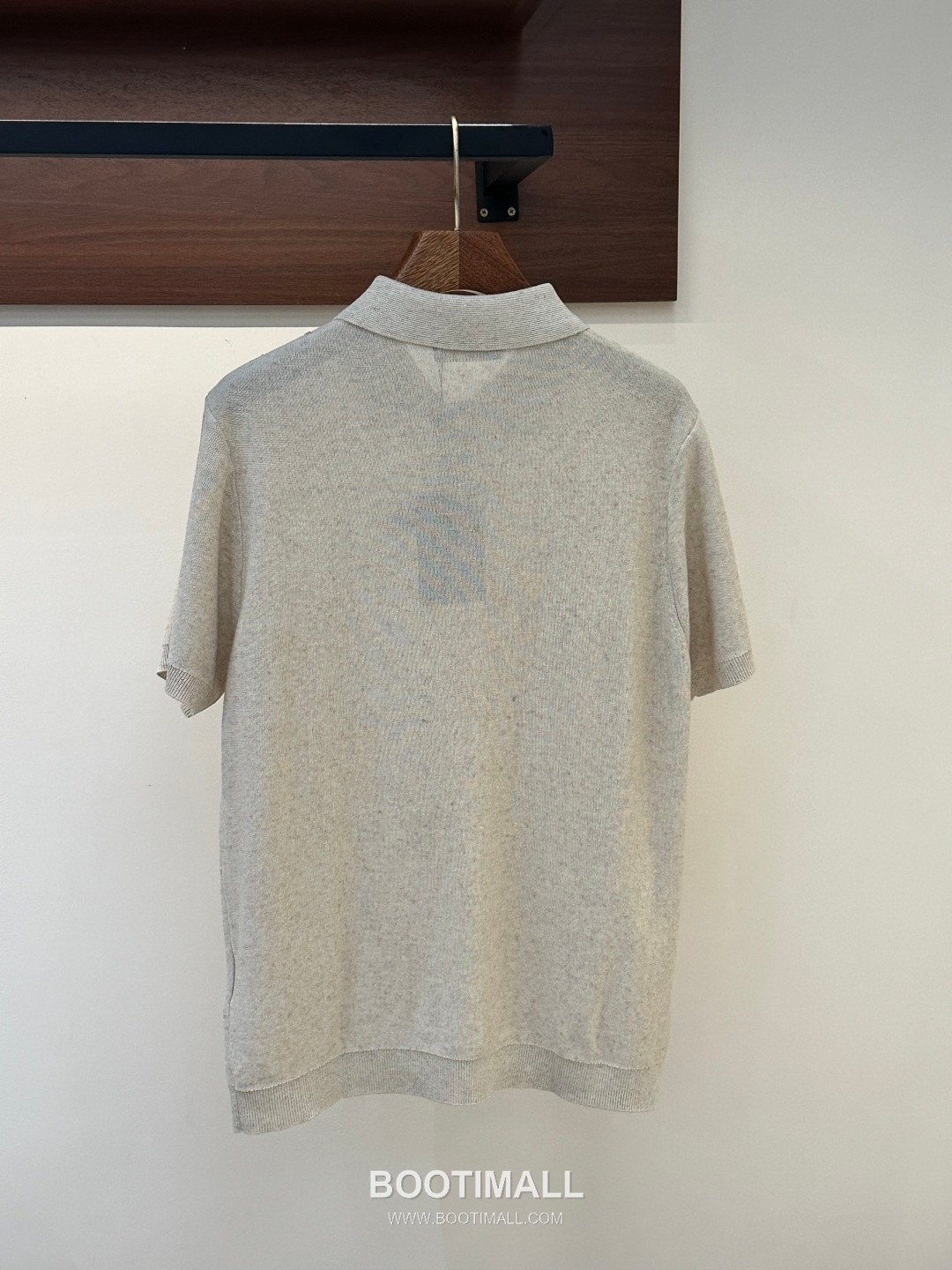 Loro Piana 2026 SS Linen Lyocell Acrylic Knit Polo Shirt with Spread Collar 로로피아나 2026 SS 린넨 라이오셀 아크릴 니트 폴로 셔츠 스프레드 칼라 4