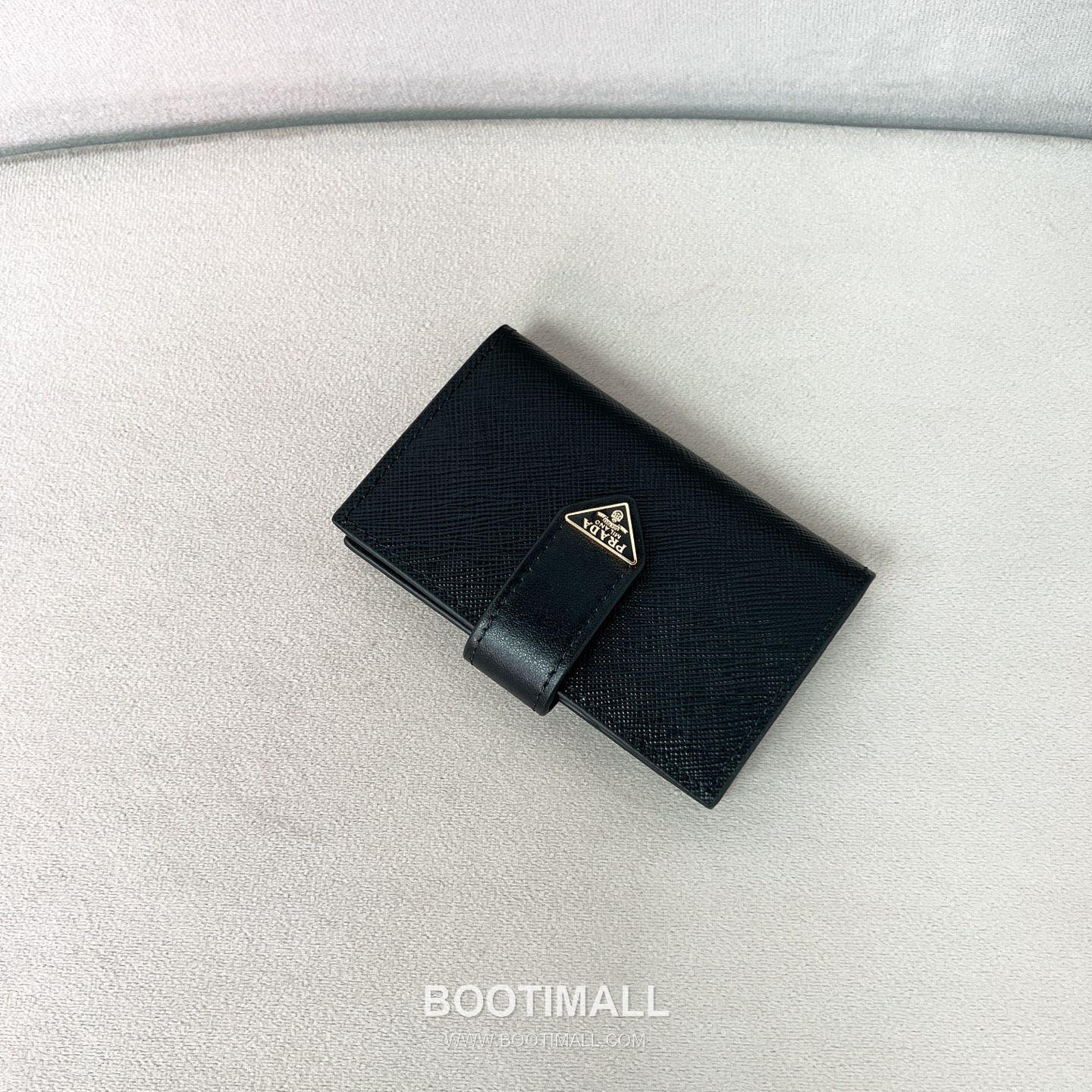 Prada Saffiano Leather Card Holder Wallet with Triangle Logo Detail 프라다 사피아노 레더 트라이앵글 로고 카드홀더 지갑 P398766028 11cm 5