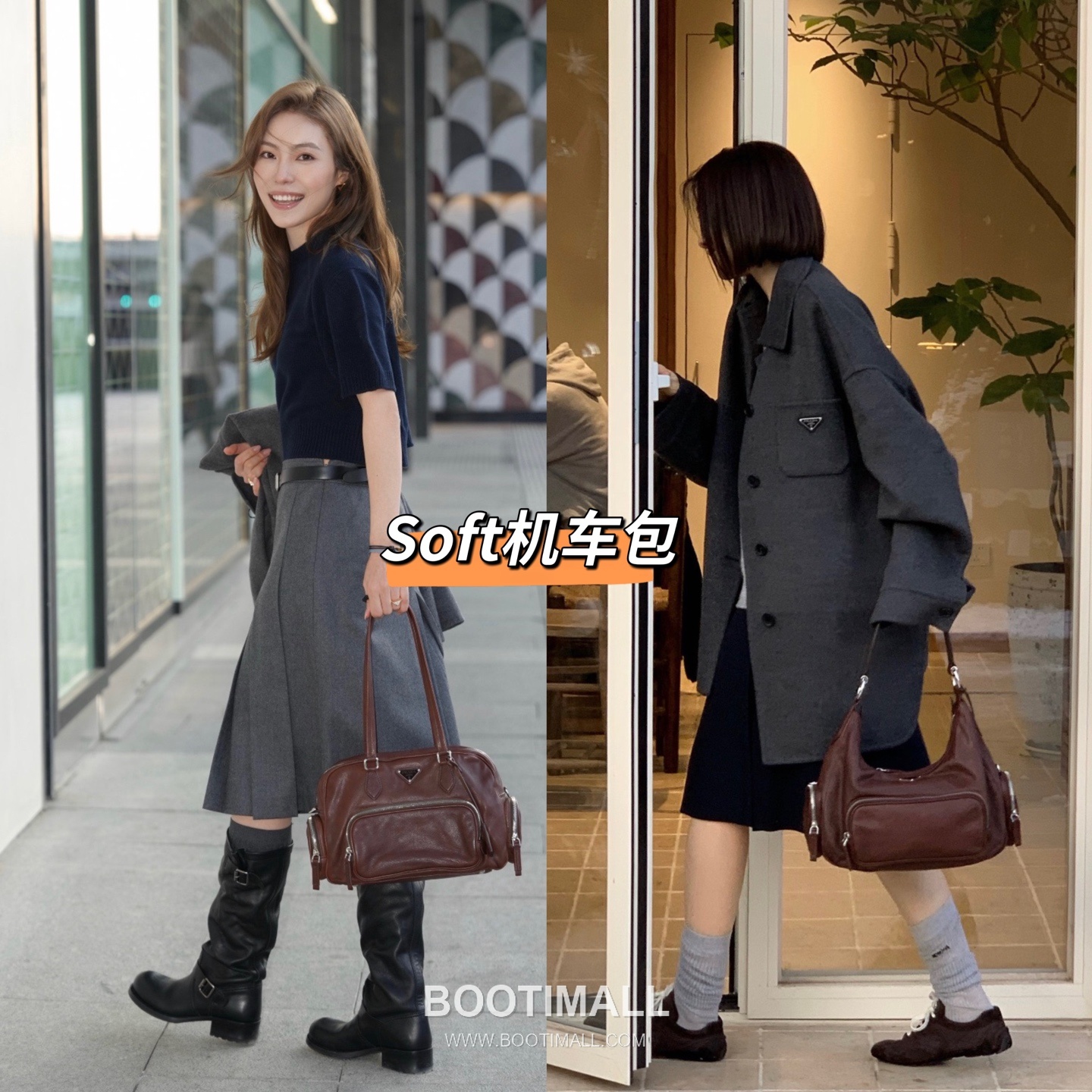 Prada Soft Calfskin Leather Hobo Shoulder Bag with Multi Pocket Triangle Logo Detail 프라다 소프트 카프스킨 레더 멀티 포켓 트라이앵글 로고 호보 숄더백 P39876600158 32cm 1