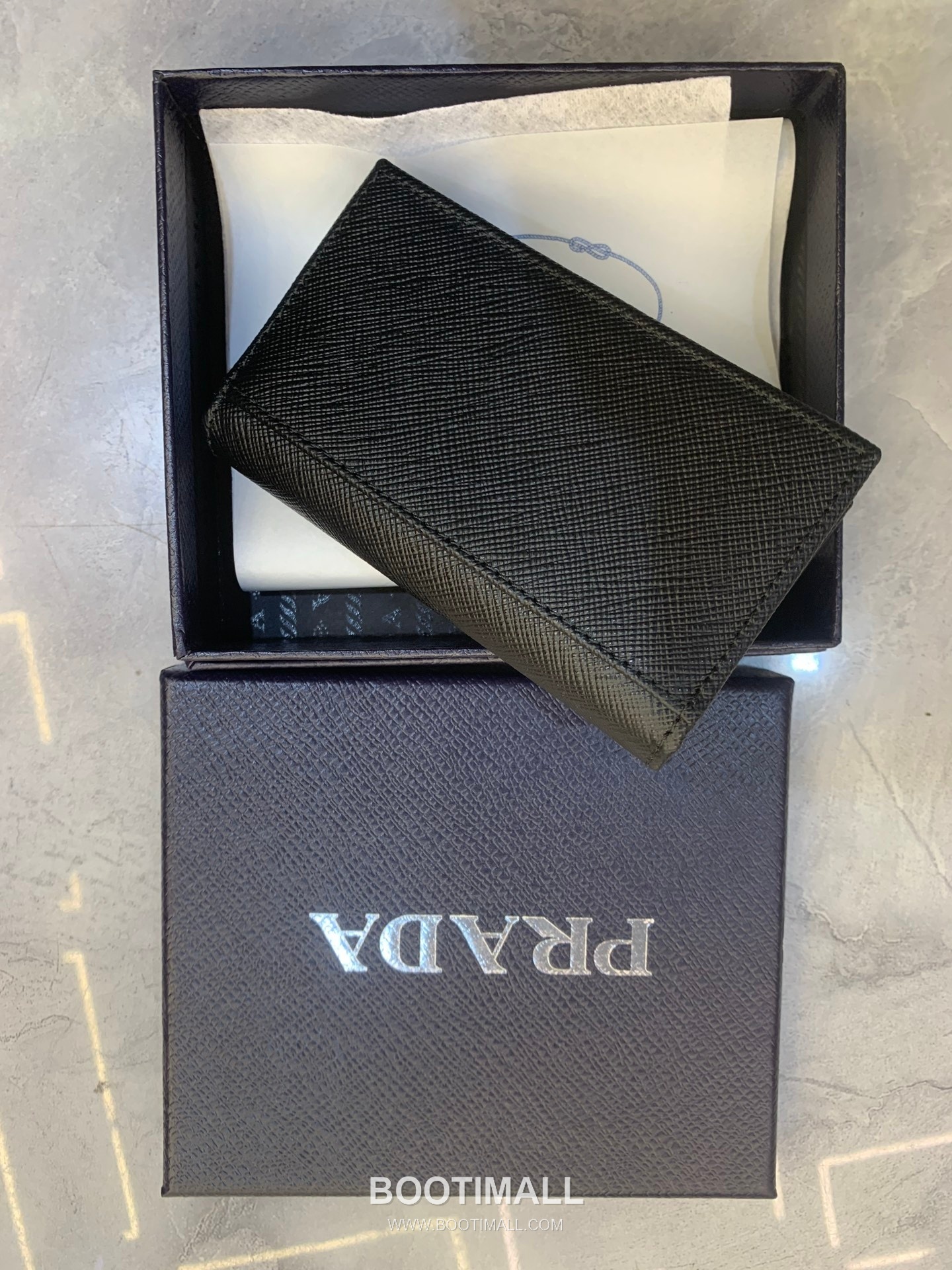 Prada Calfskin Leather Card Holder Wallet with Snap Closure Detail 프라다 카프스킨 레더 스냅 클로저 카드홀더 지갑 1MC122 11cm 8