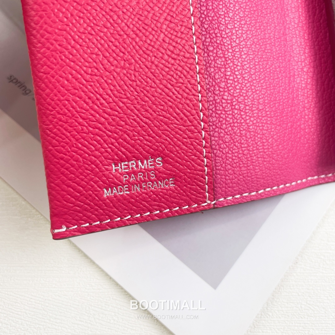 Hermes Evercolor Calfskin Leather Passport Holder Wallet with Snap Closure Detail 에르메스 에버컬러 카프스킨 레더 스냅 클로저 여권지갑 518 13.5cm 5