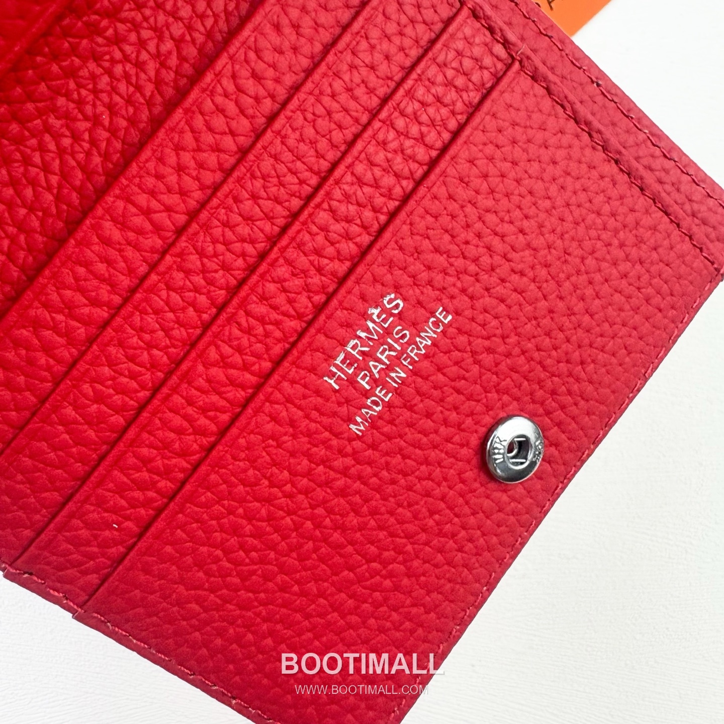 Hermes Barenia Calfskin Leather Compact Wallet with Zip Coin Pocket Detail 에르메스 바레니아 카프스킨 레더 지퍼 코인포켓 반지갑 6357 10.5cm 5