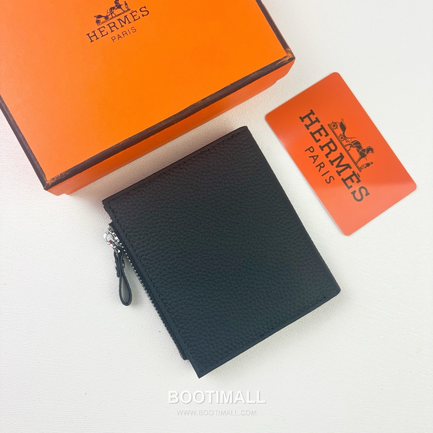 Hermes Barenia Calfskin Leather Compact Wallet with Perforated Detail Zip Coin Pocket 에르메스 바레니아 카프스킨 레더 펀칭 디테일 지퍼 코인포켓 반지갑 6357 10.5cm 3