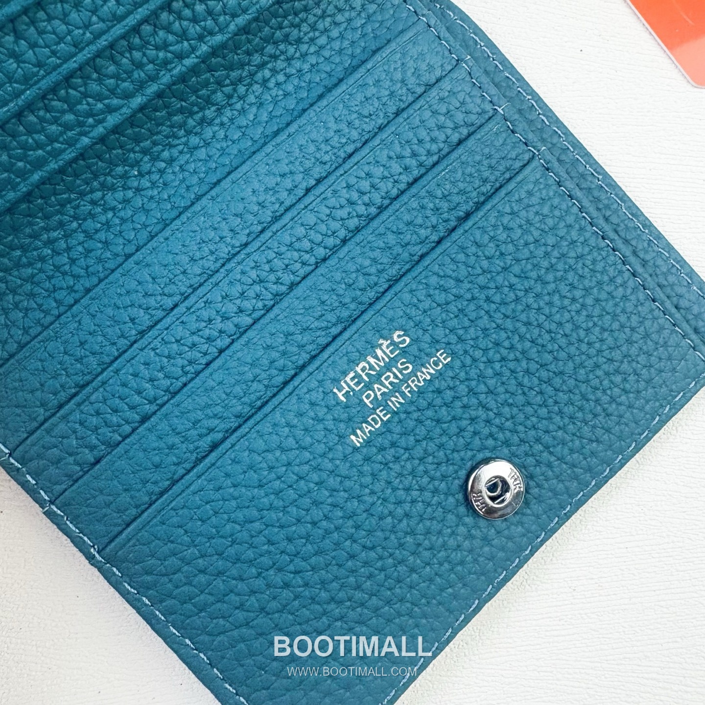 Hermes Barenia Calfskin Leather Compact Wallet with Perforated Detail Zip Coin Pocket 에르메스 바레니아 카프스킨 레더 펀칭 디테일 지퍼 코인포켓 반지갑 6357 10.5cm 7