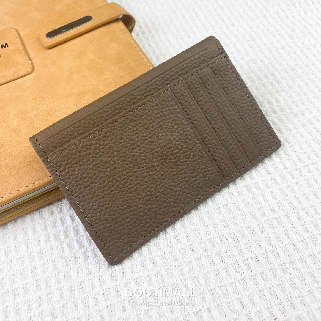 Hermes Barenia Faubourg Pebbled Calfskin Leather Card Holder Wallet 에르메스 바레니아 포부르 페블드 카프스킨 레더 카드홀더 지갑 2215 12cm 8
