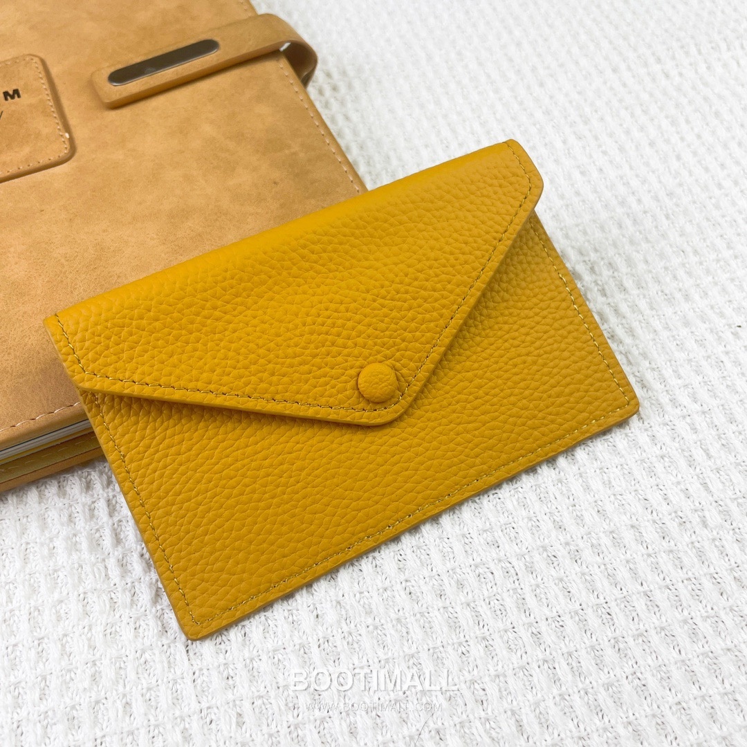 Hermes Barenia Faubourg Pebbled Calfskin Leather Card Holder Wallet 에르메스 바레니아 포부르 페블드 카프스킨 레더 카드홀더 지갑 2215 12cm 6