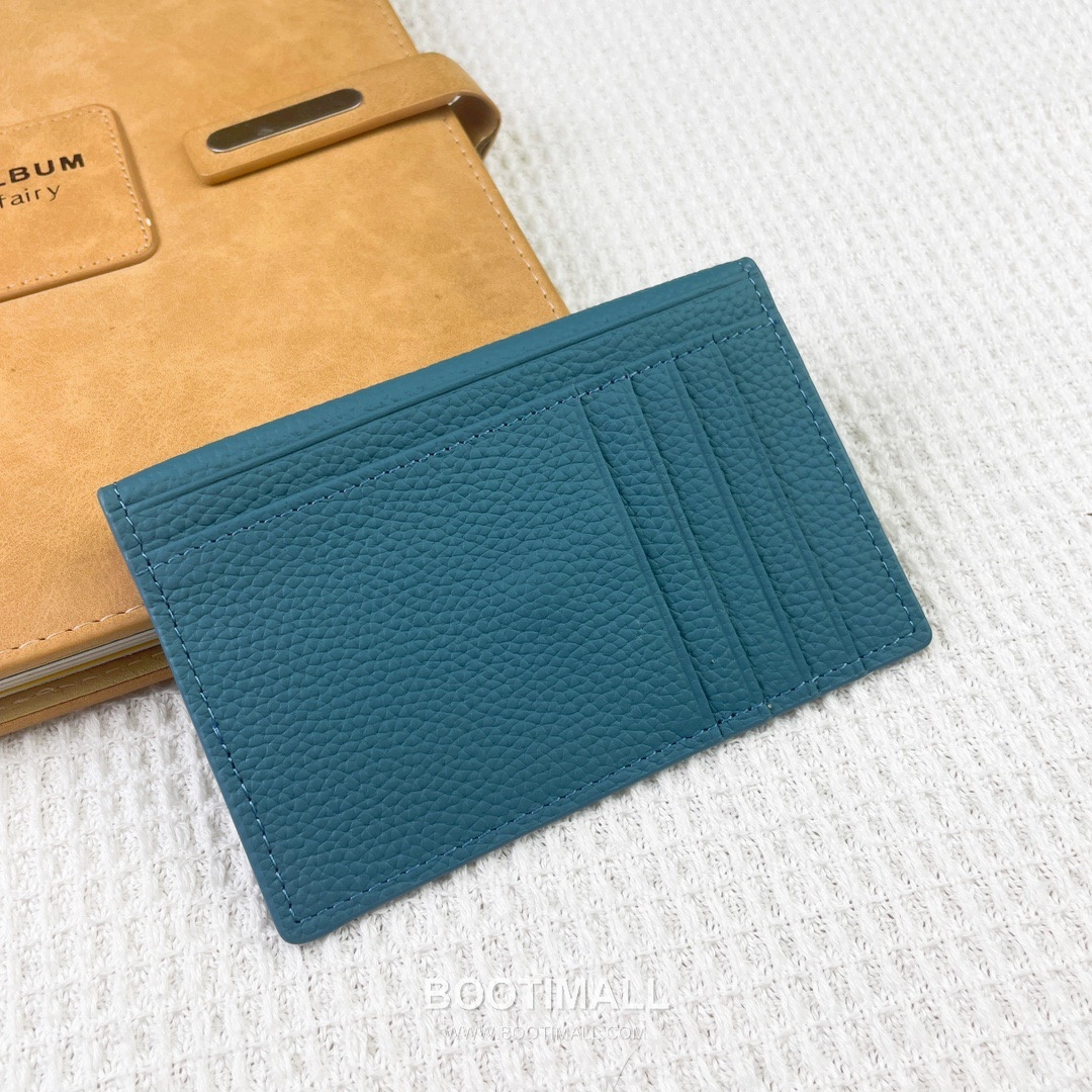 Hermes Barenia Faubourg Pebbled Calfskin Leather Card Holder Wallet 에르메스 바레니아 포부르 페블드 카프스킨 레더 카드홀더 지갑 2215 12cm 8
