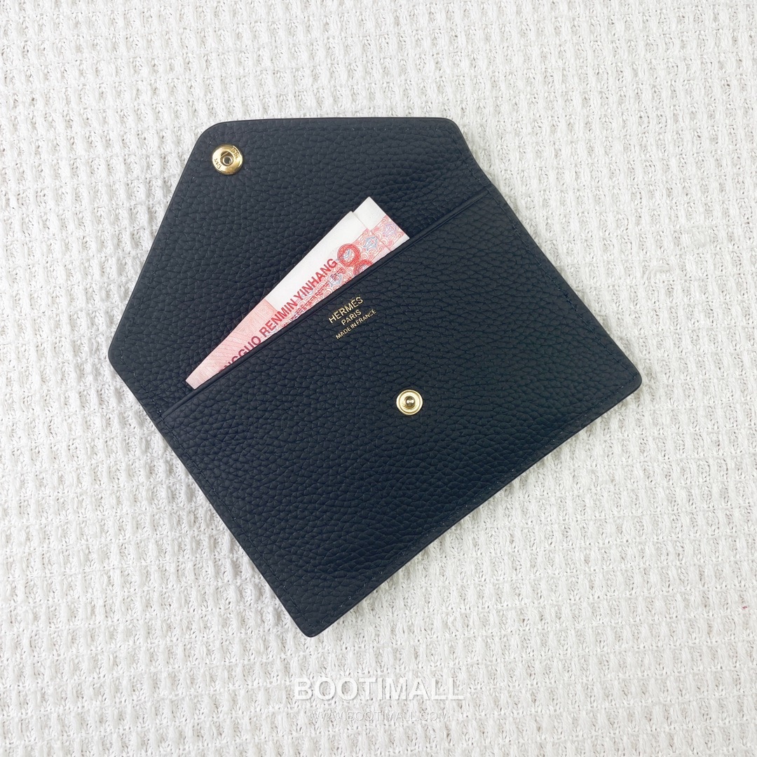 Hermes Barenia Faubourg Pebbled Calfskin Leather Card Holder Wallet 에르메스 바레니아 포부르 페블드 카프스킨 레더 카드홀더 지갑 2215 12cm 1